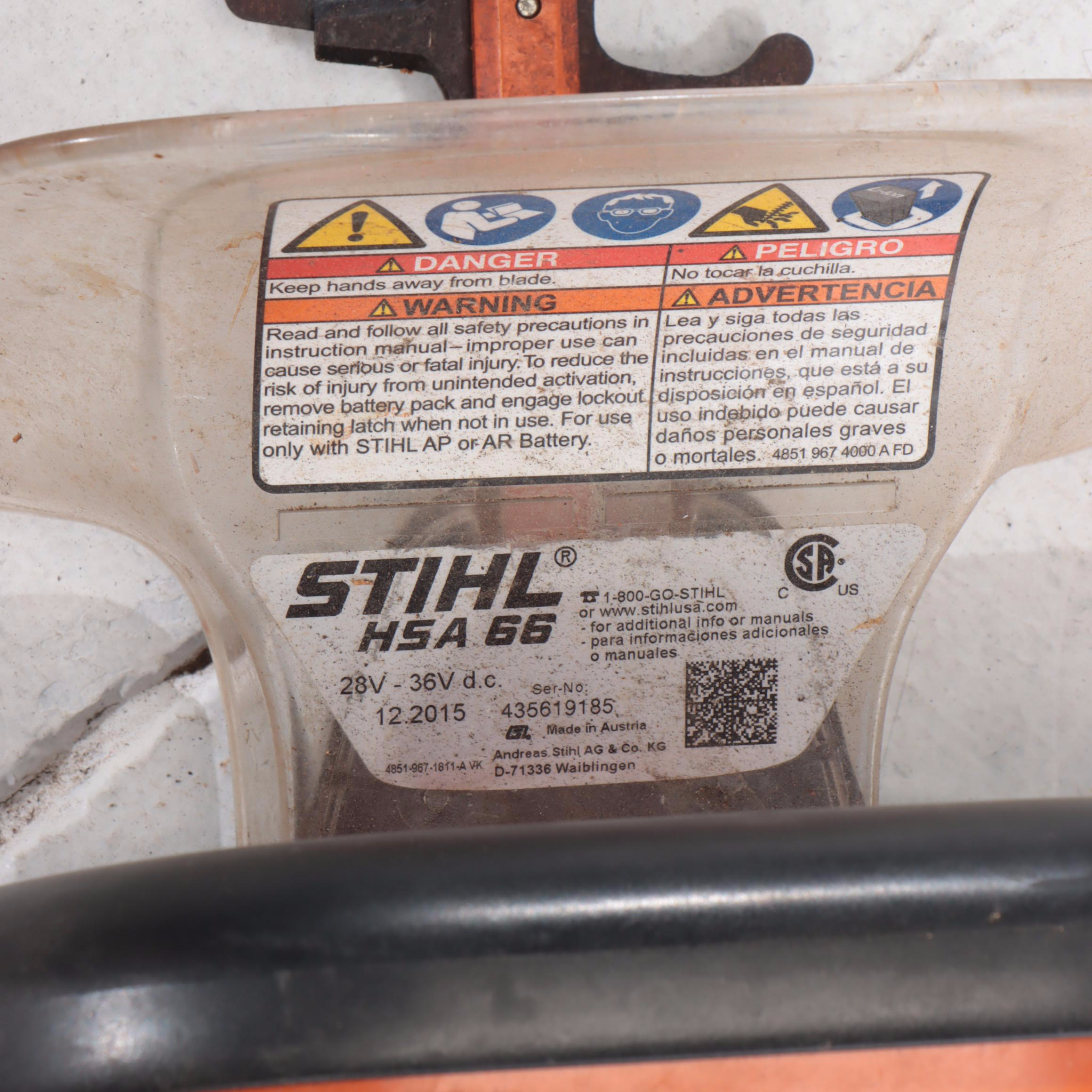 STIHL Leaf Blowers, String Trimmer, Hedge Trimmer, and Chain Saw