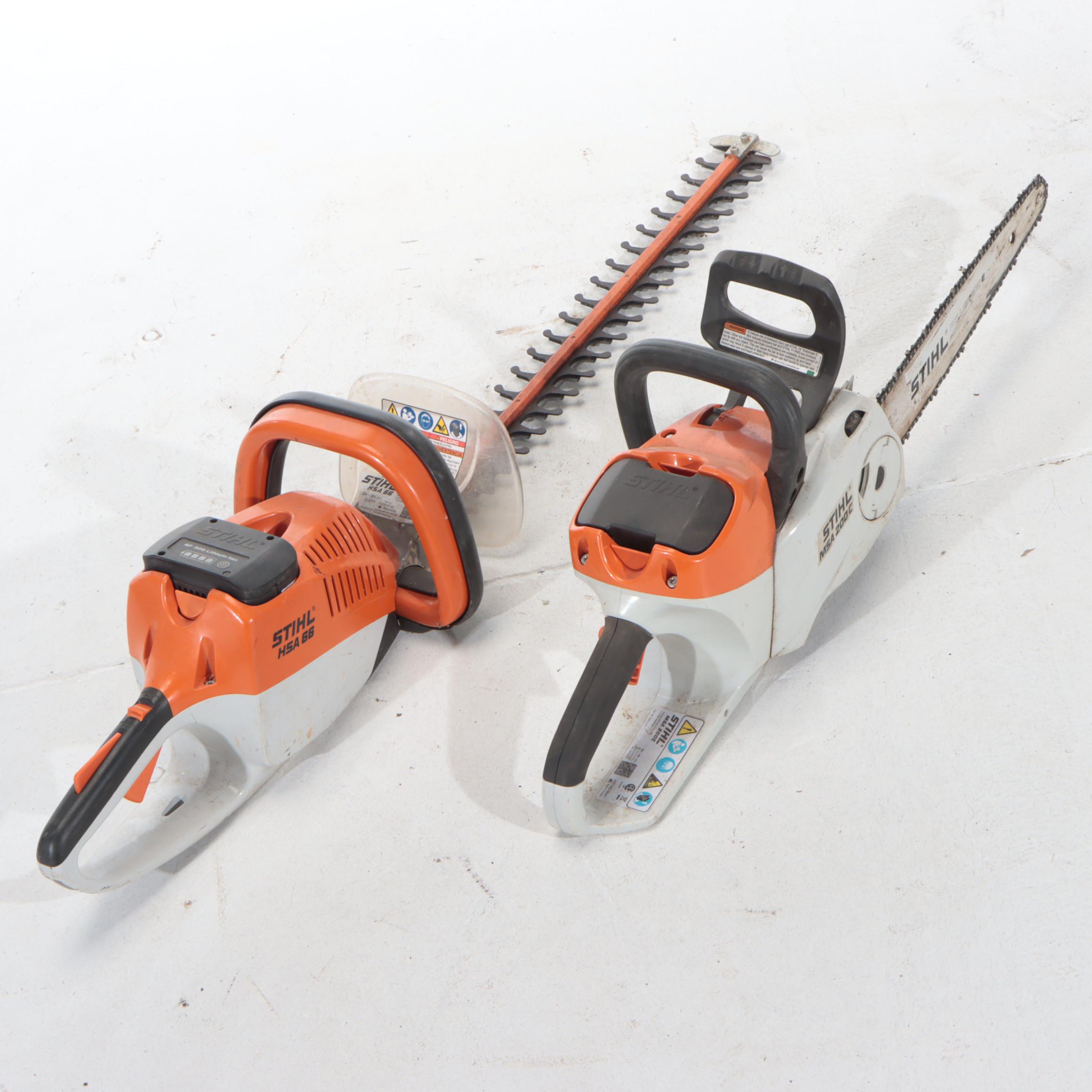 STIHL Leaf Blowers, String Trimmer, Hedge Trimmer, and Chain Saw