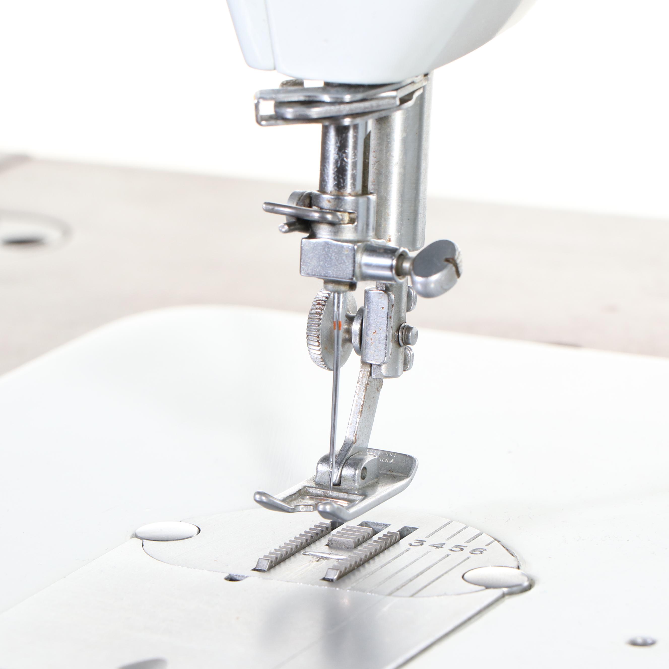 Singer Touch & Sew Model 600E Machine With Folding Cabinet, Mid-20th Century