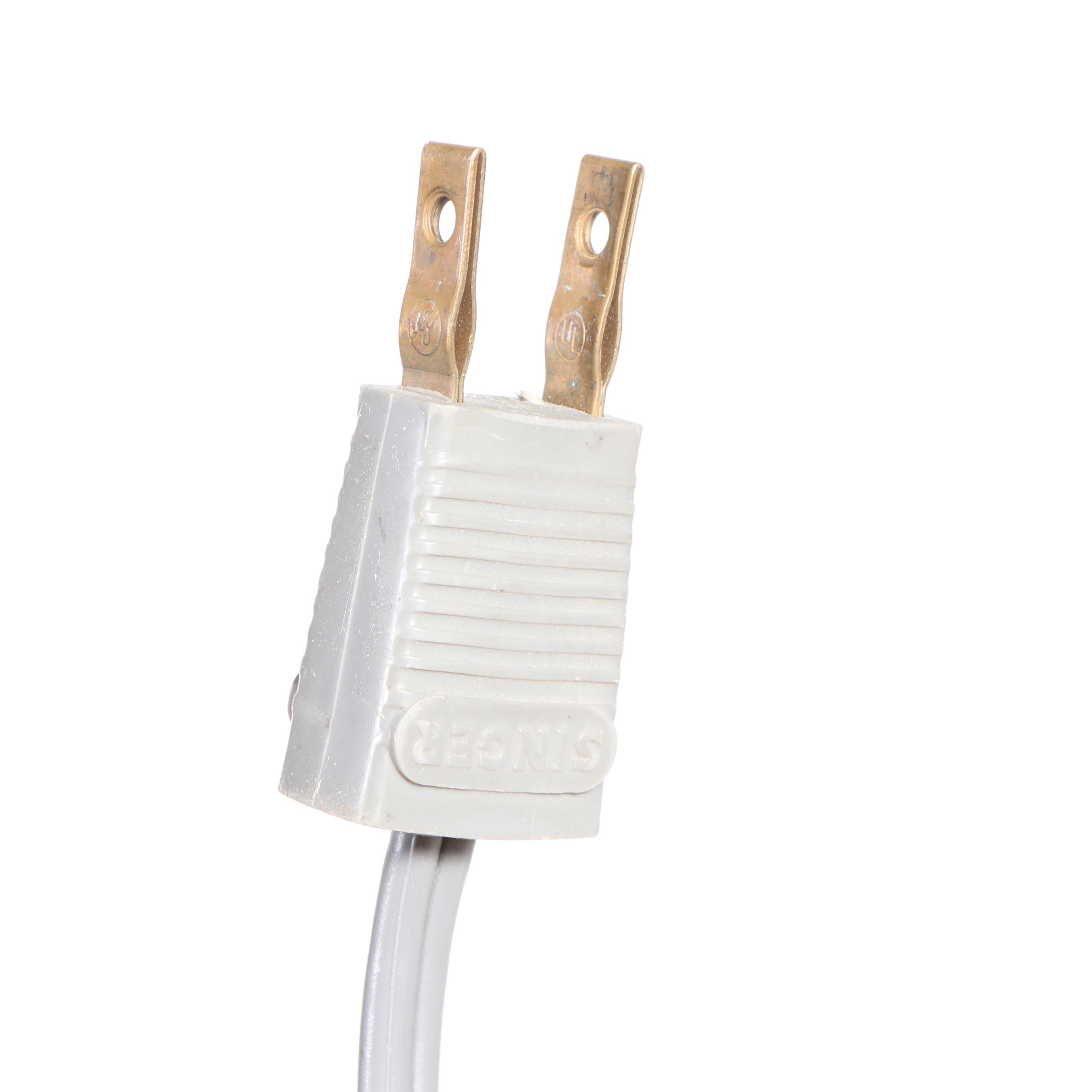 Singer Touch & Sew Model 600E Machine With Folding Cabinet, Mid-20th Century