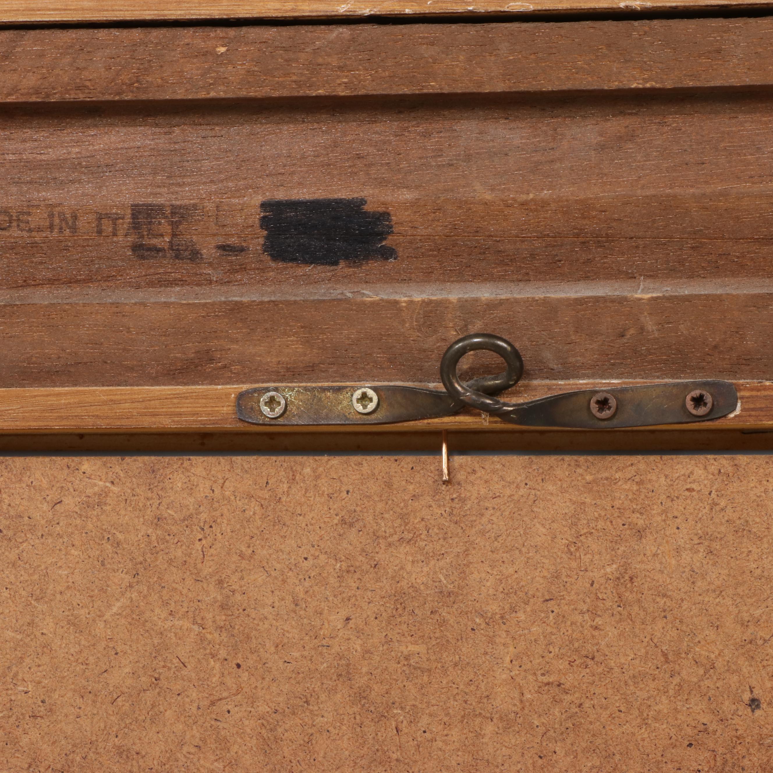 Pair of Italian Neoclassical Style Faux-Tortoiseshell and Parcel-Gilt Mirrors