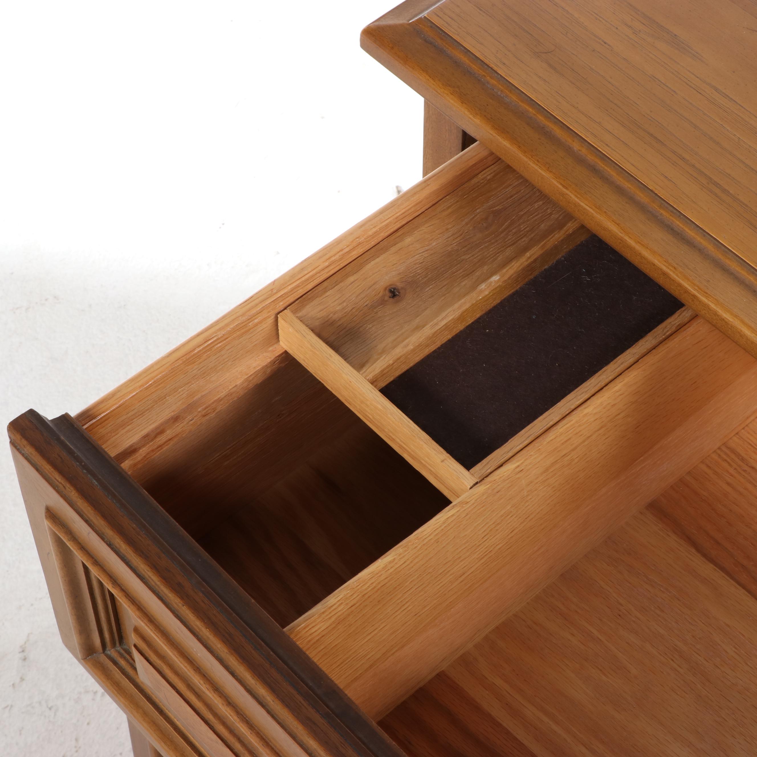 Drexel "Esperanto" Mediterranean Style Pecan Nine-Drawer Chest, Mid-20th Century