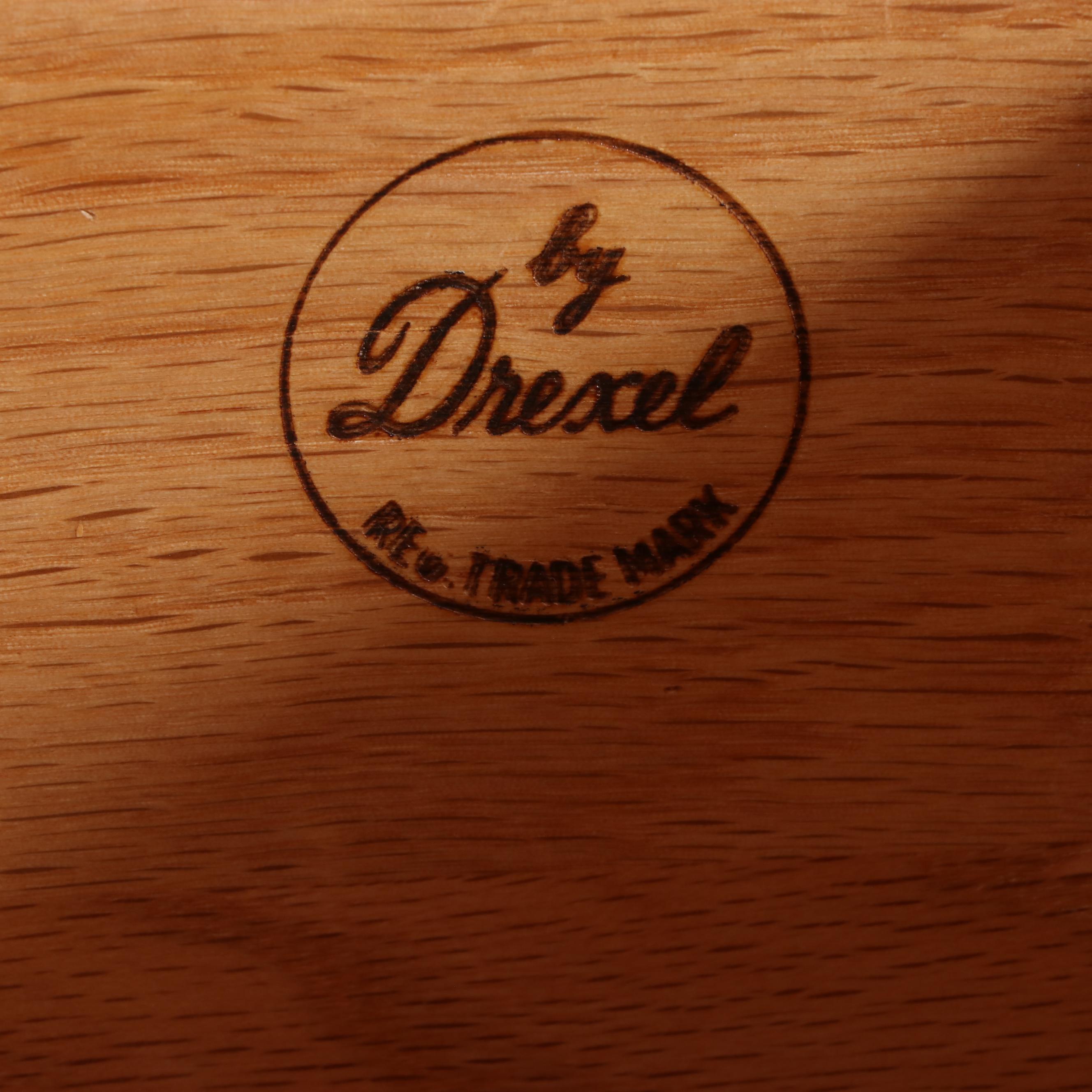 Drexel "Esperanto" Mediterranean Style Pecan Nine-Drawer Chest, Mid-20th Century