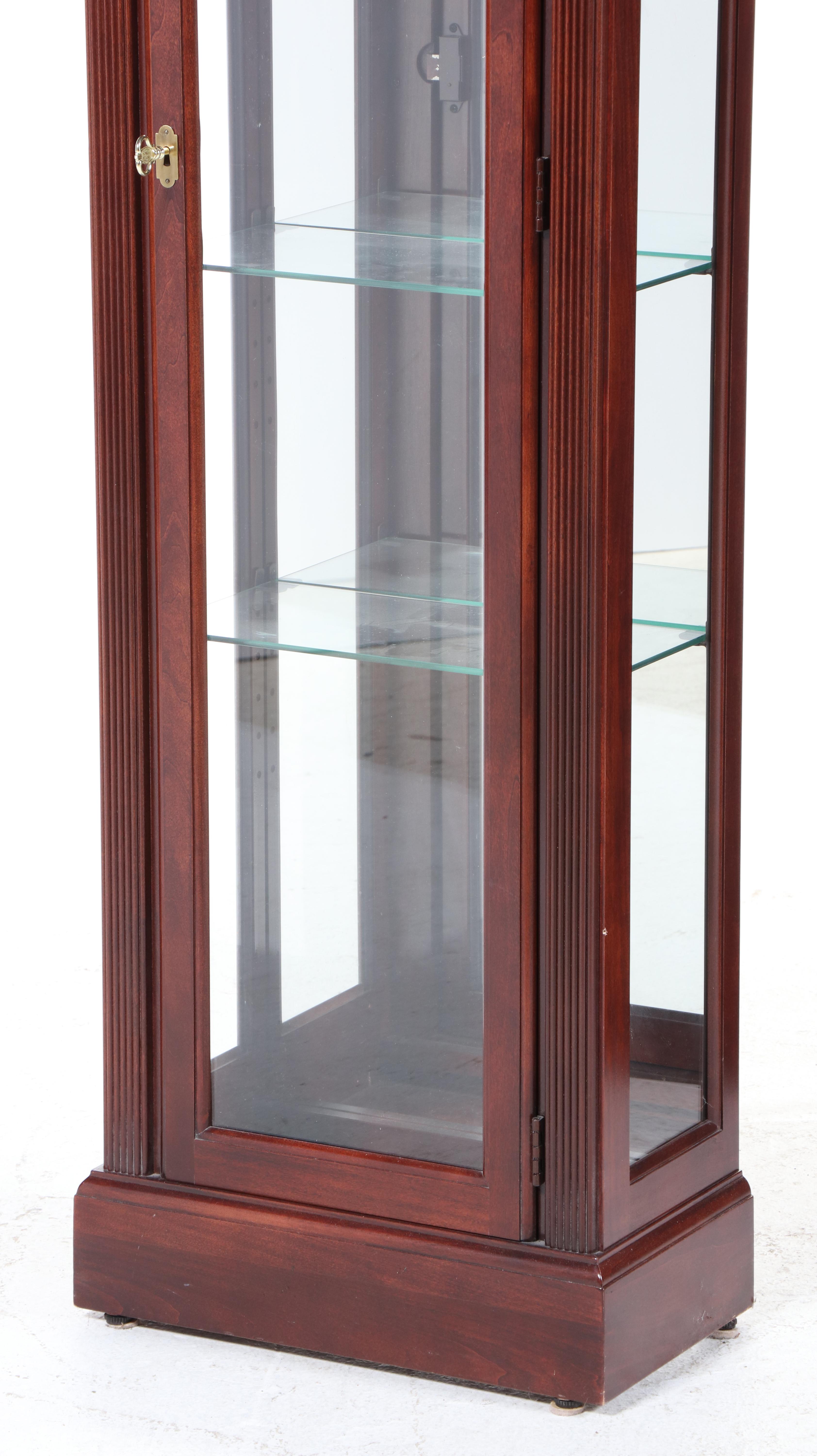 Howard Miller "Cherish" Federal Style Cherrywood-Stained Grandfather Clock