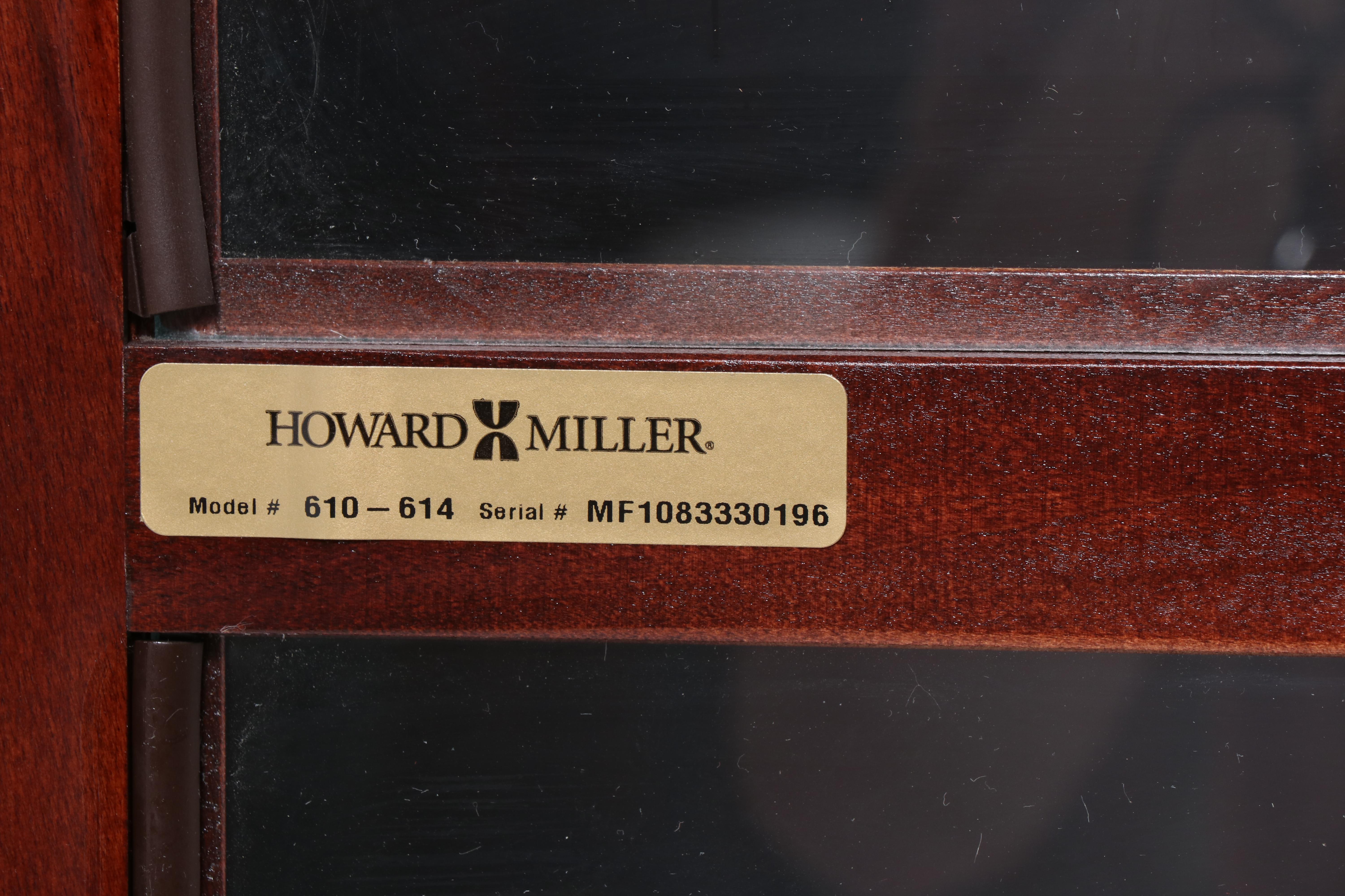 Howard Miller "Cherish" Federal Style Cherrywood-Stained Grandfather Clock