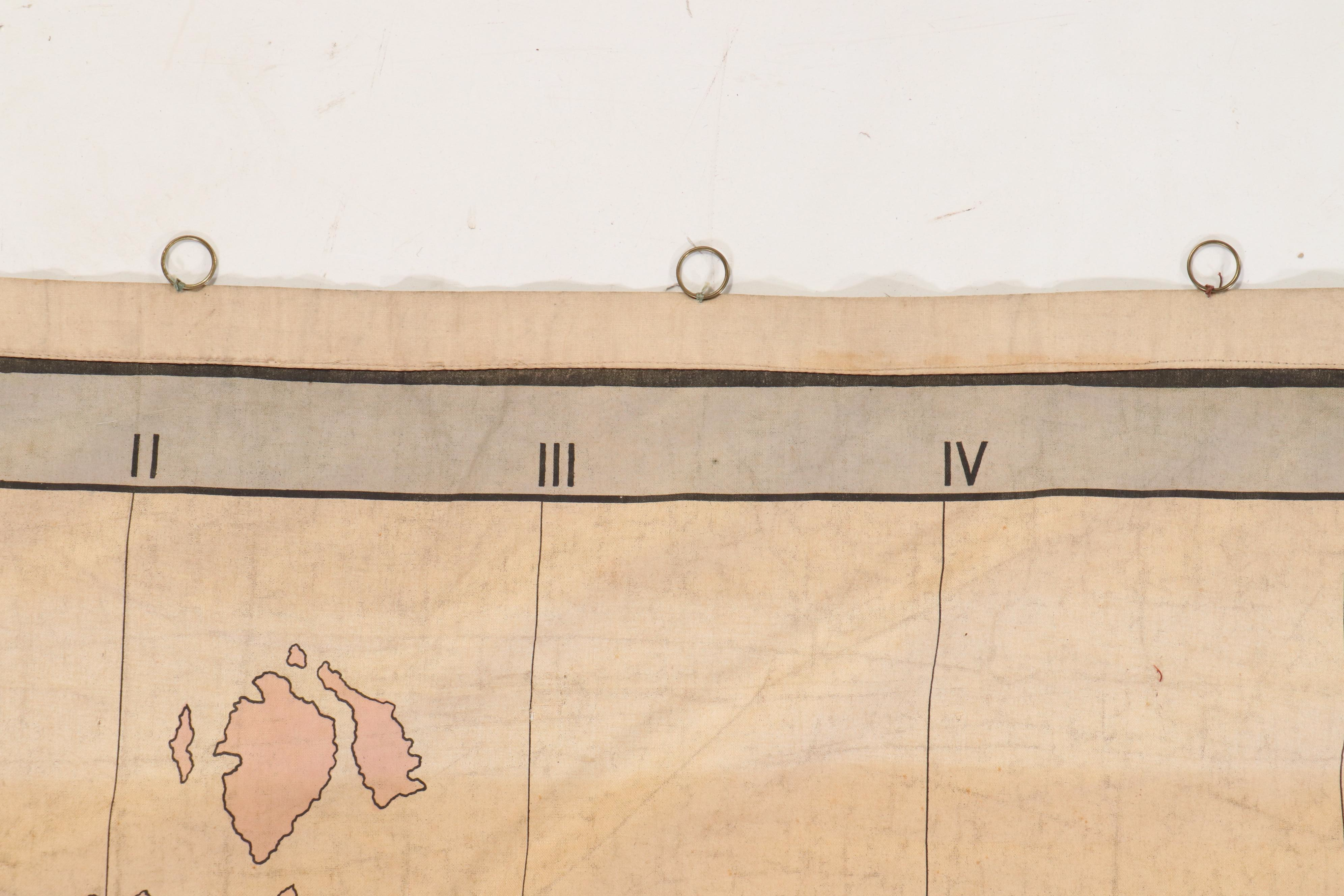 Large-Scale Presbyterian Board Foreign Missions "Missionary Map of the World"