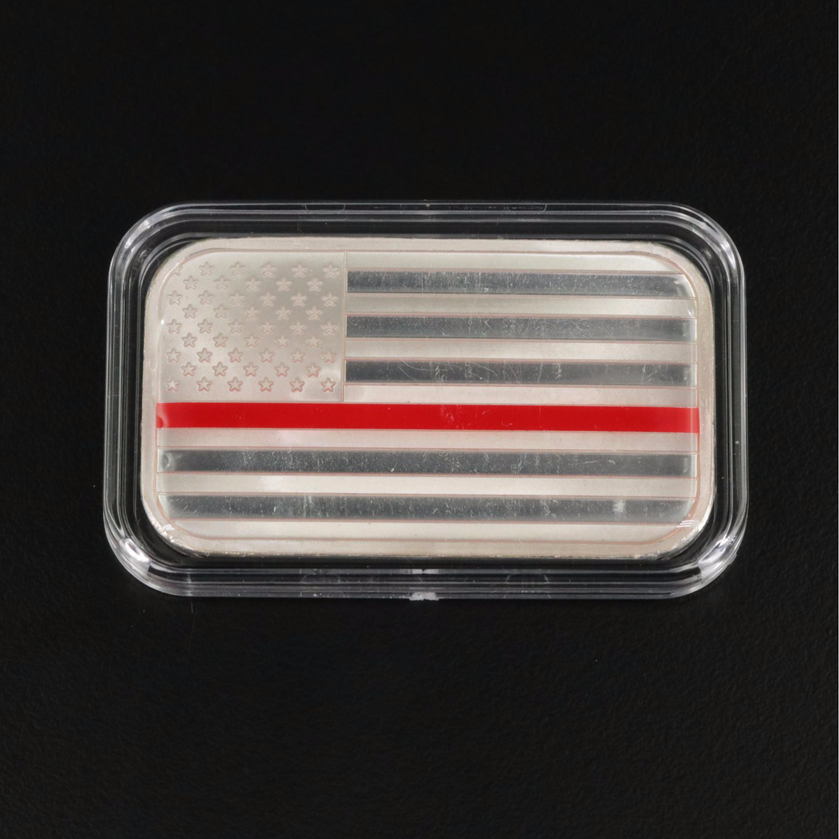 American Flag One Troy Ounce Silver Bar