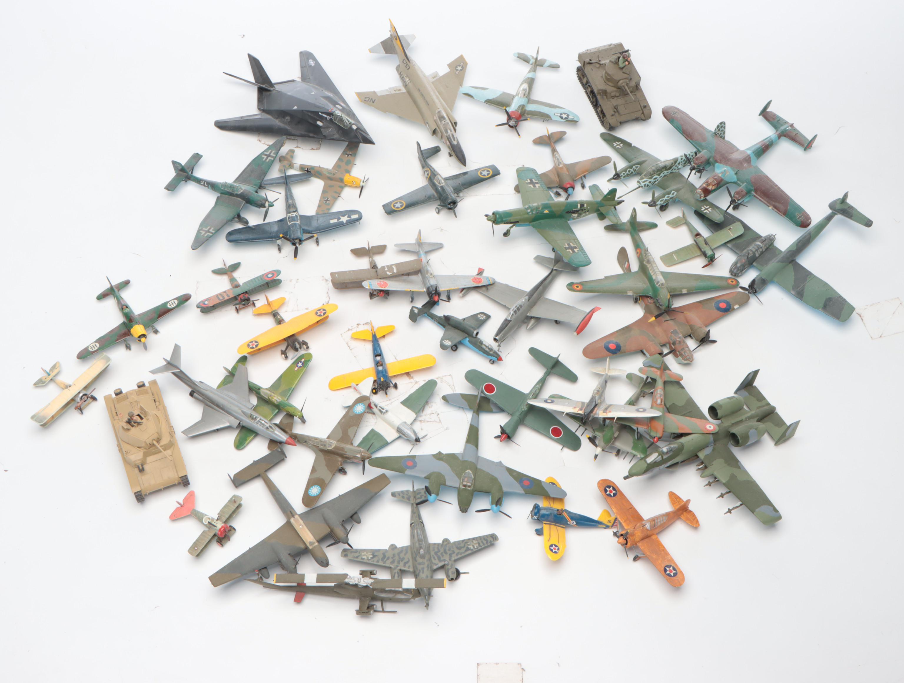 Revell "A-10 Warthog" Model Kit with More Model Vehicle Kits and Figurines