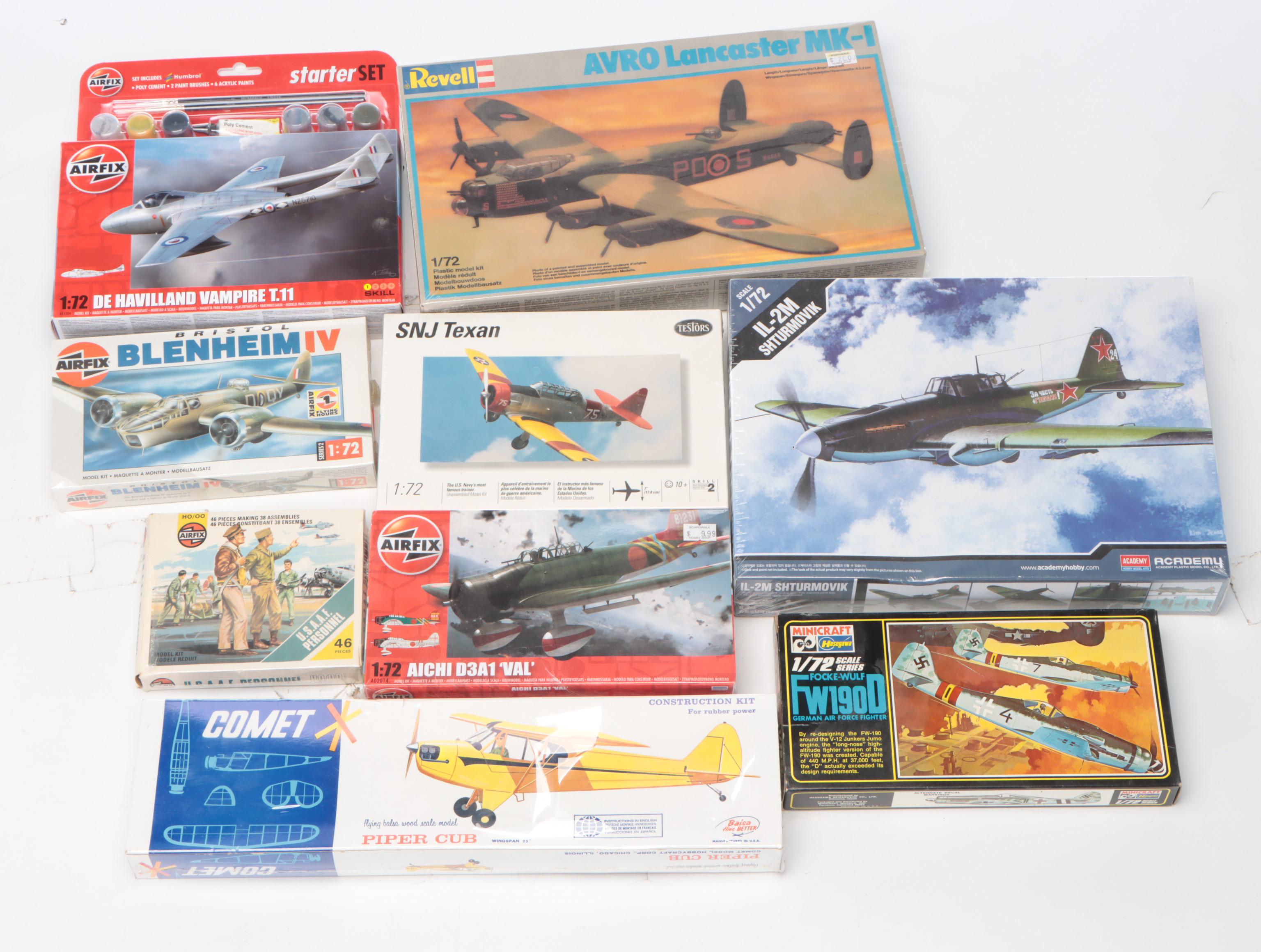 Revell "A-10 Warthog" Model Kit with More Model Vehicle Kits and Figurines
