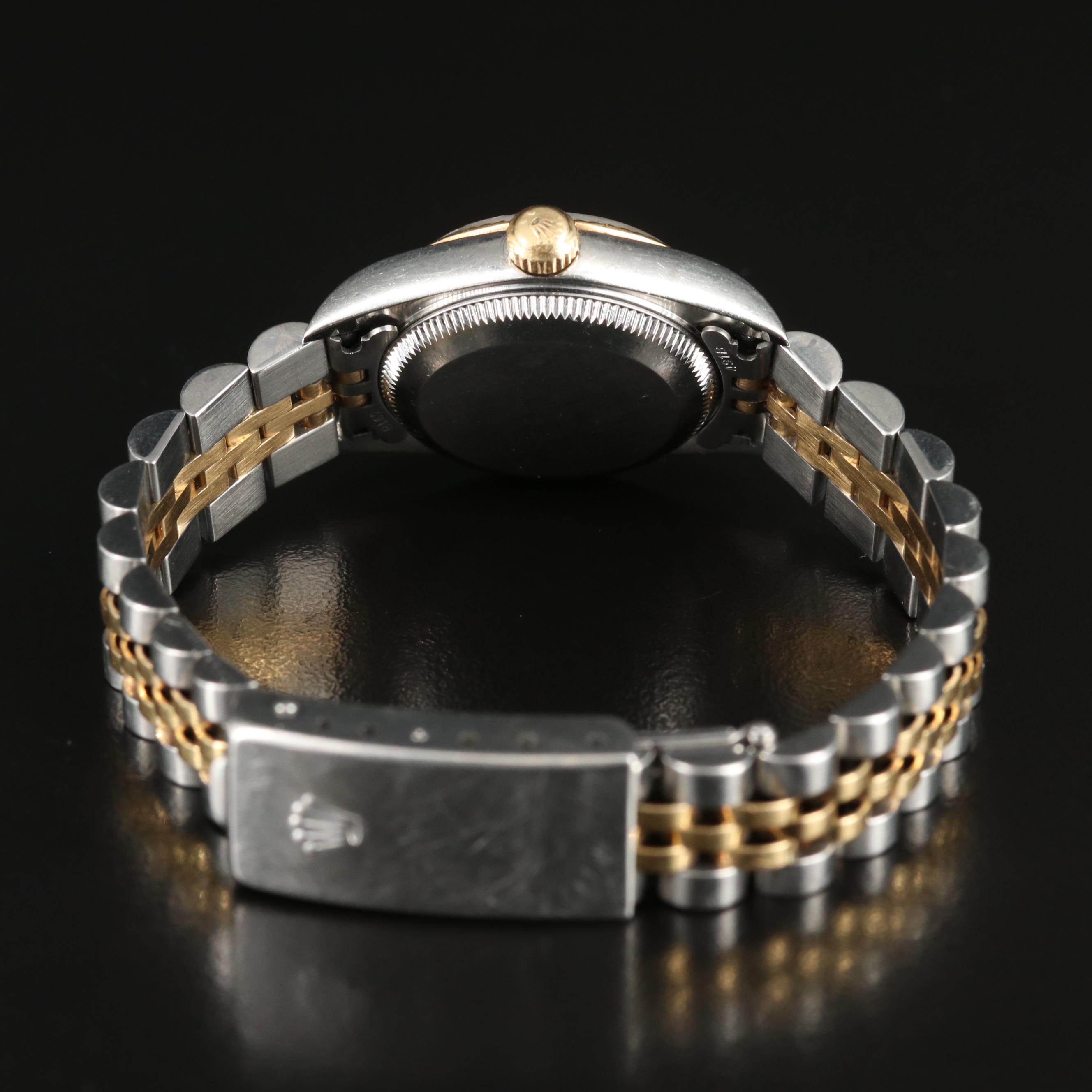 2005 Rolex Oyster Perpetual 25mm Gold & Steel Watch