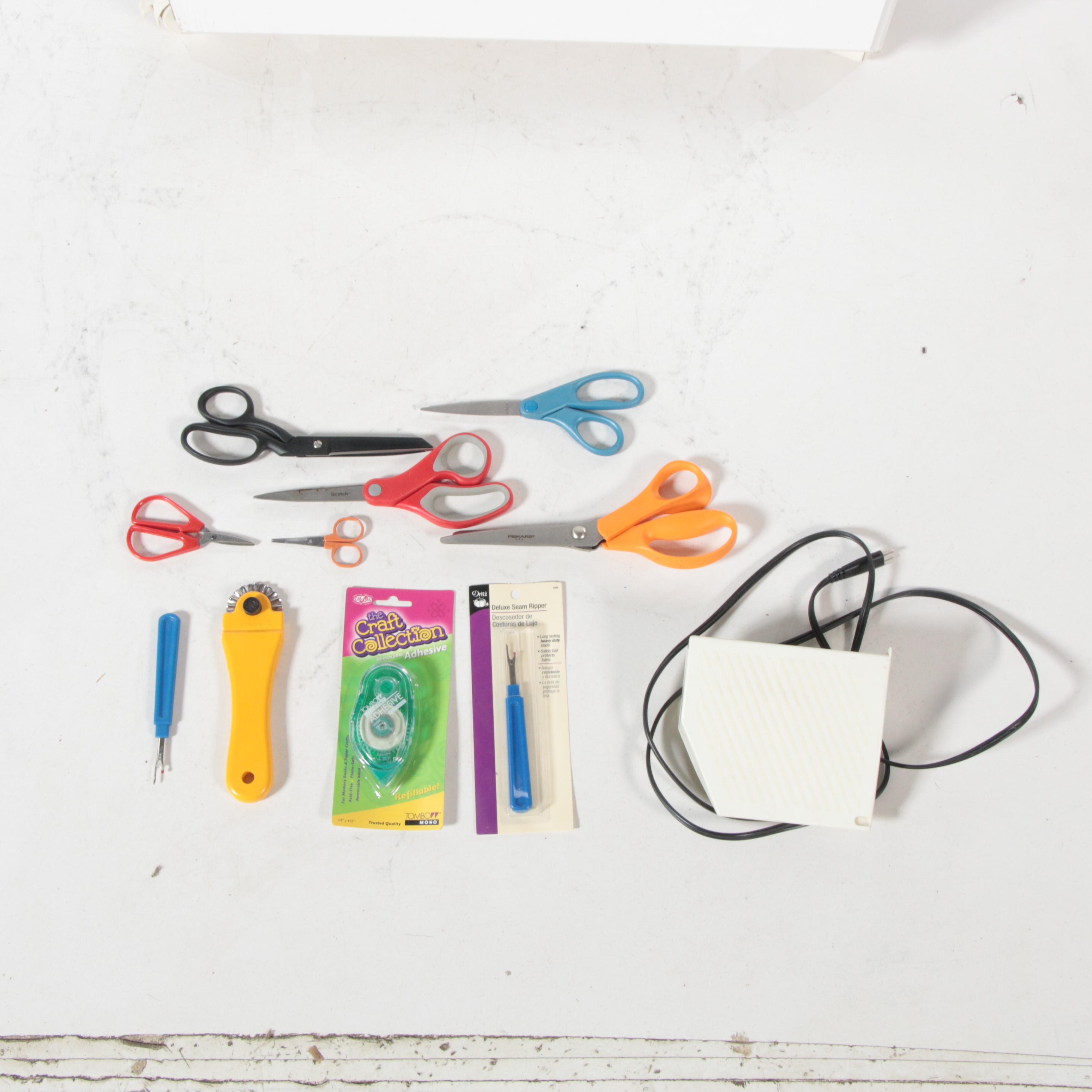 Wooden Cube Shape Sewing Cabinet Table