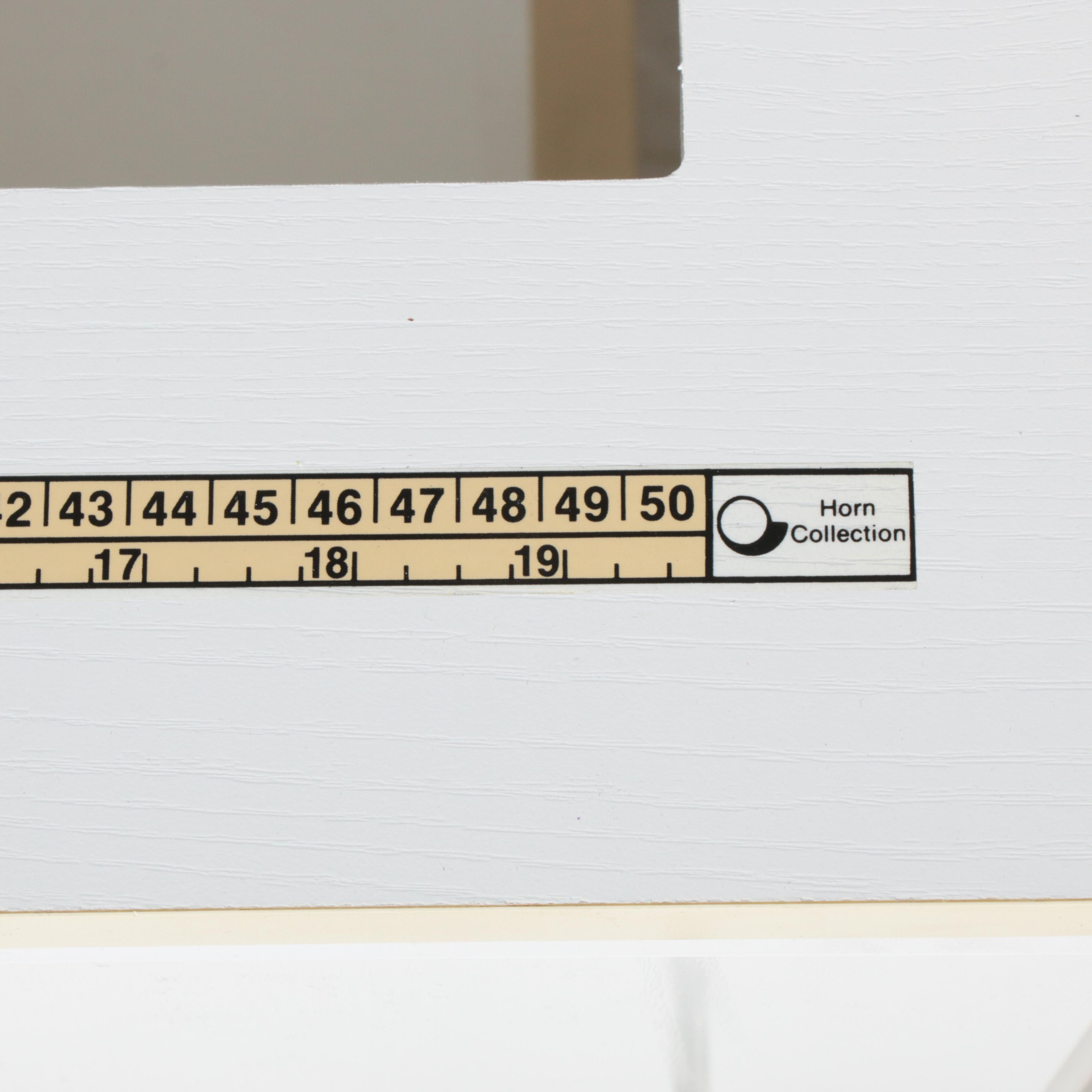 Wooden Cube Shape Sewing Cabinet Table