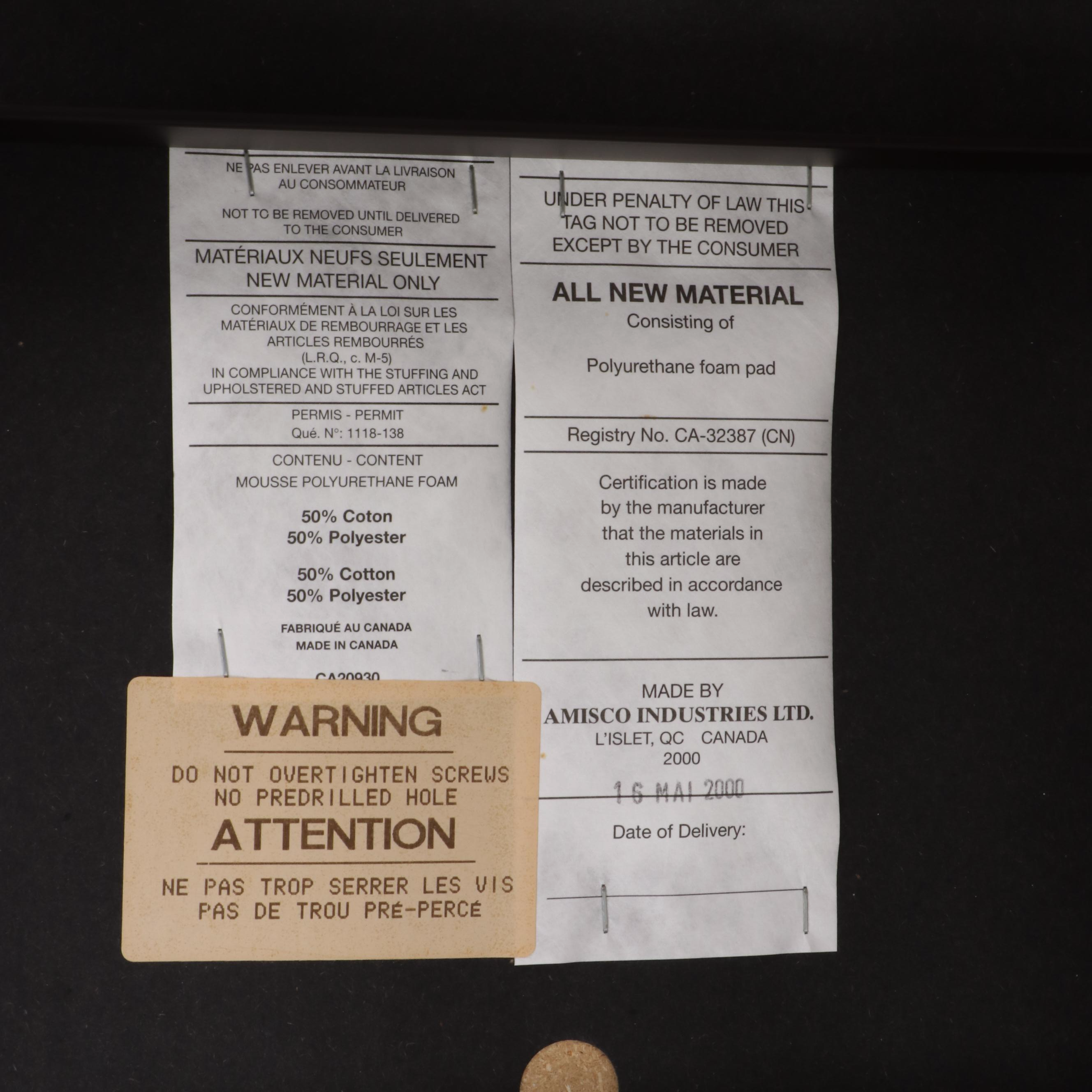 Saginaw Furniture Shops Art Deco Burl Walnut Dining Table & Six Amisco Chairs