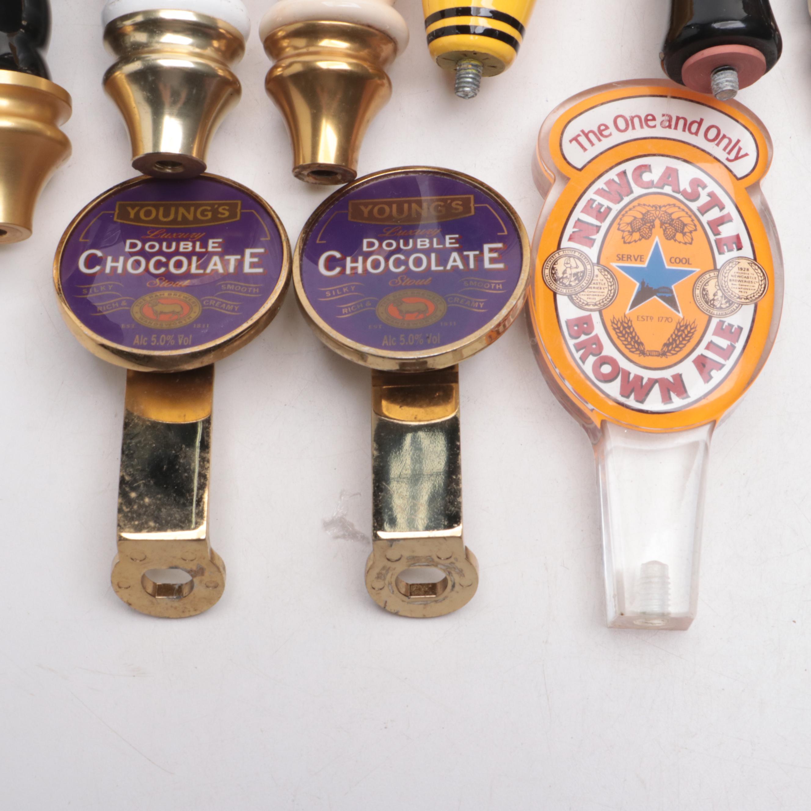 Fuller's, Whitebread, Boddingtons, and More Beer Tap Handles and Clips