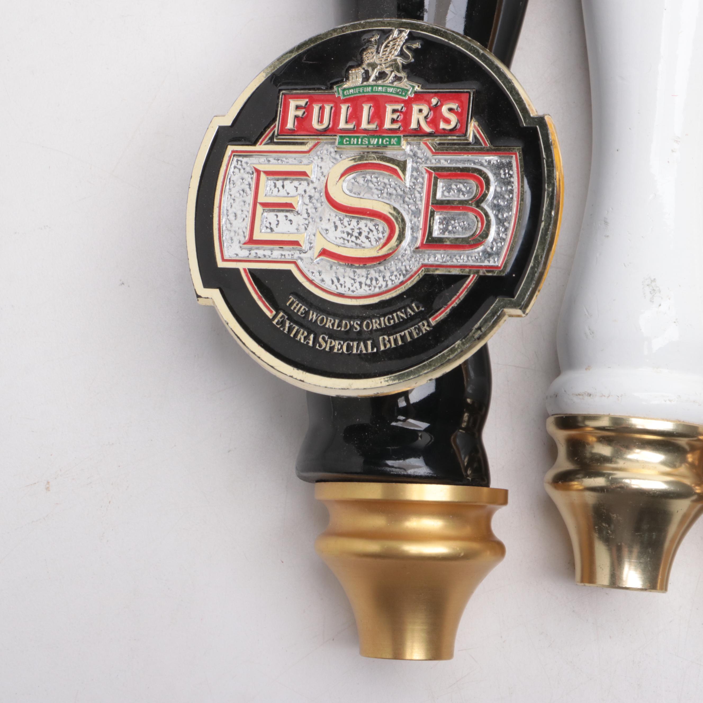 Fuller's, Whitebread, Boddingtons, and More Beer Tap Handles and Clips