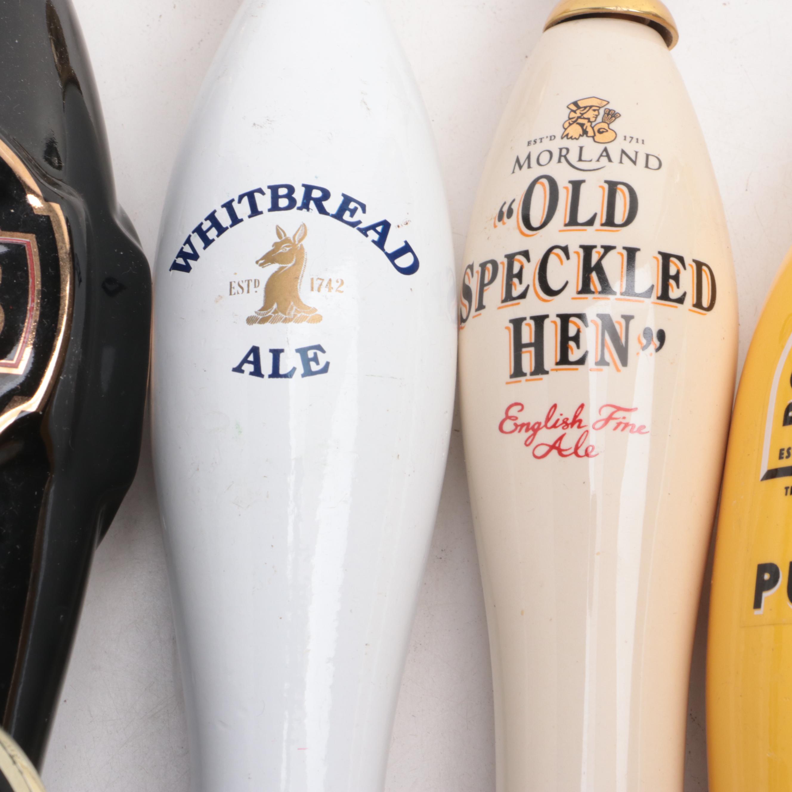 Fuller's, Whitebread, Boddingtons, and More Beer Tap Handles and Clips