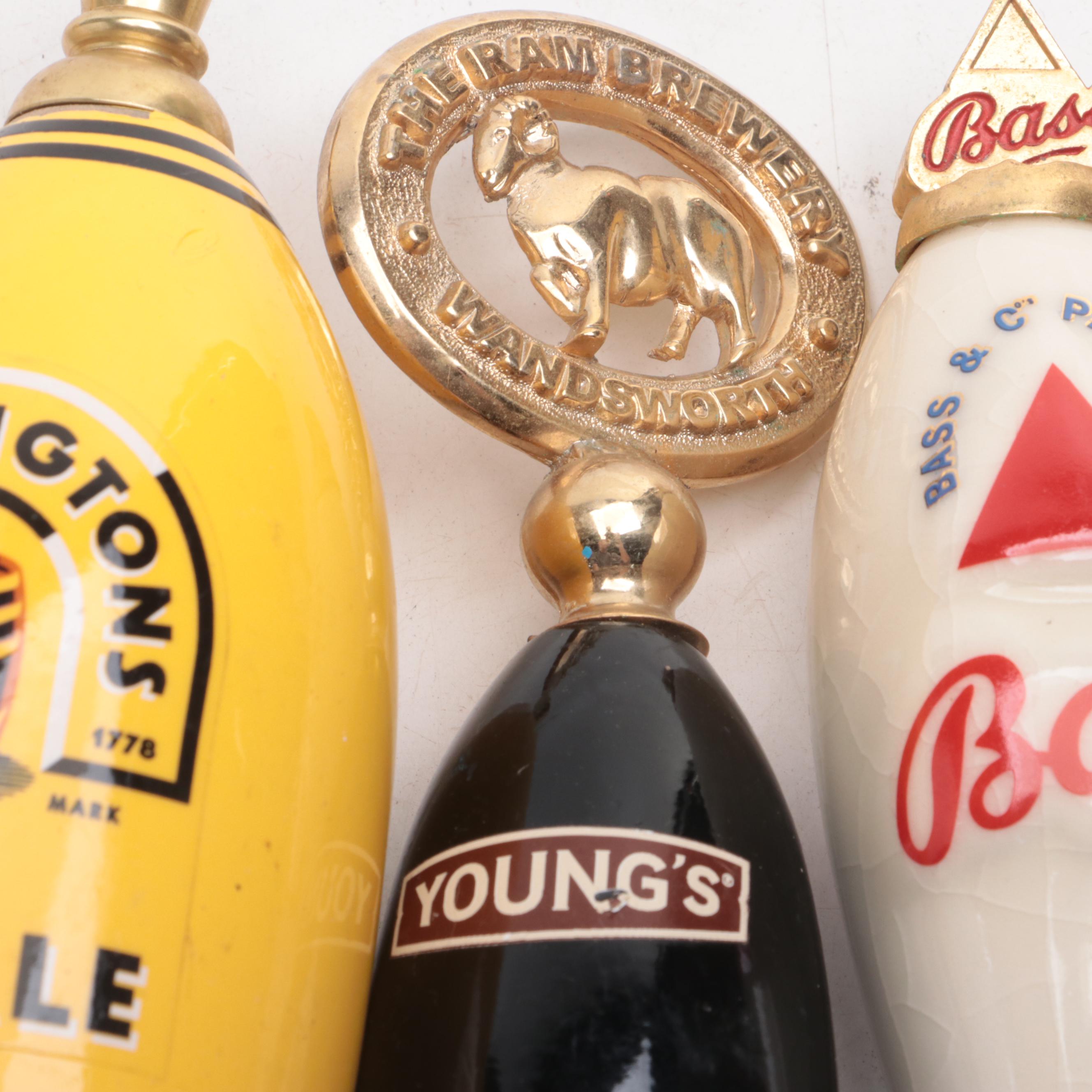 Fuller's, Whitebread, Boddingtons, and More Beer Tap Handles and Clips