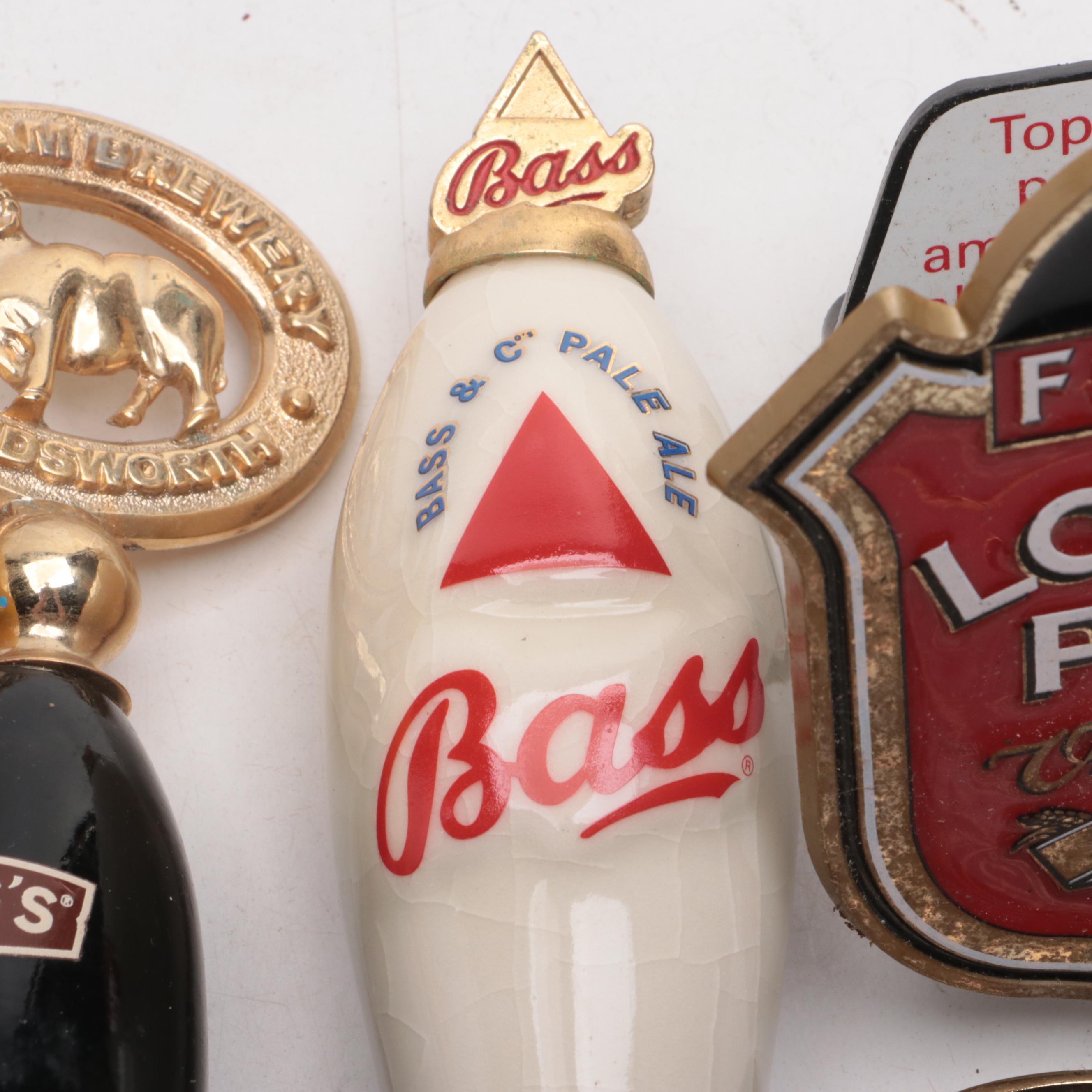 Fuller's, Whitebread, Boddingtons, and More Beer Tap Handles and Clips