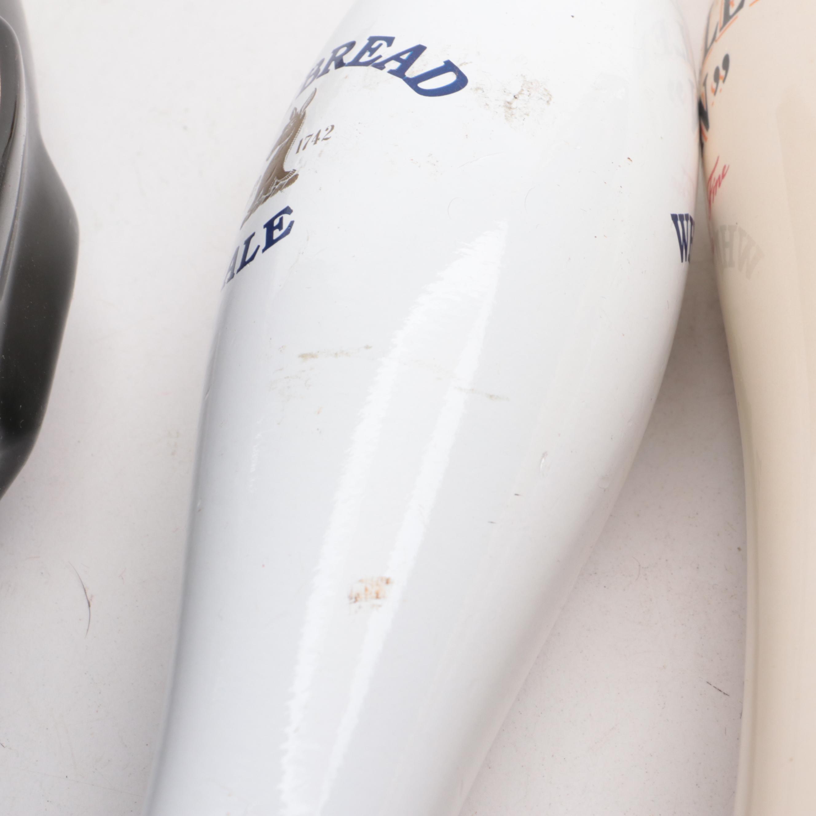 Fuller's, Whitebread, Boddingtons, and More Beer Tap Handles and Clips