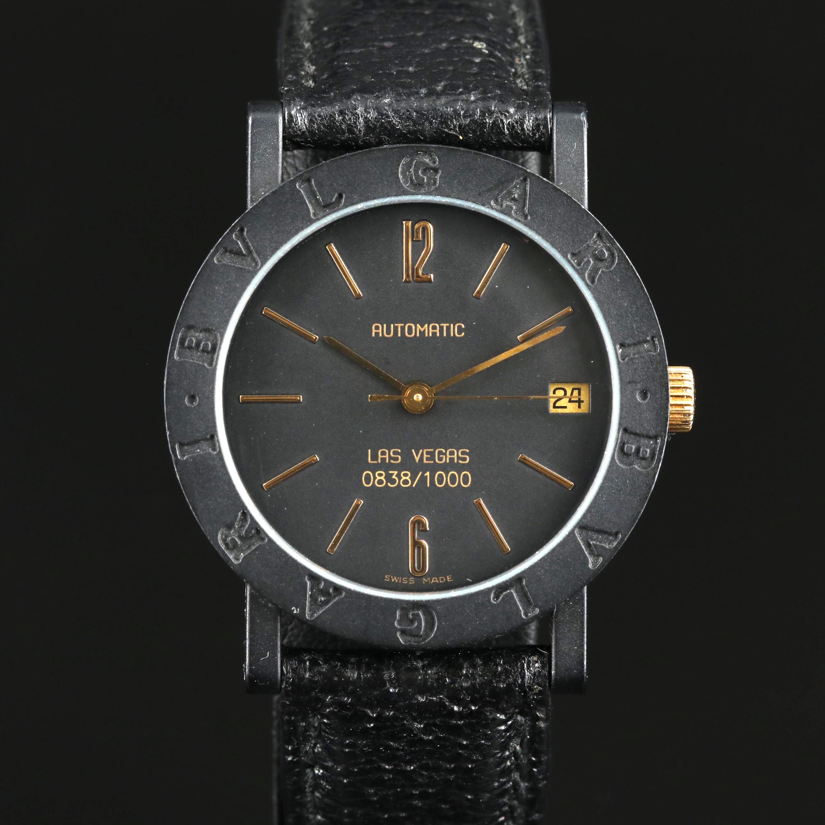 BVLGARI Limited Edition 33mm Carbon Automatic Watch
