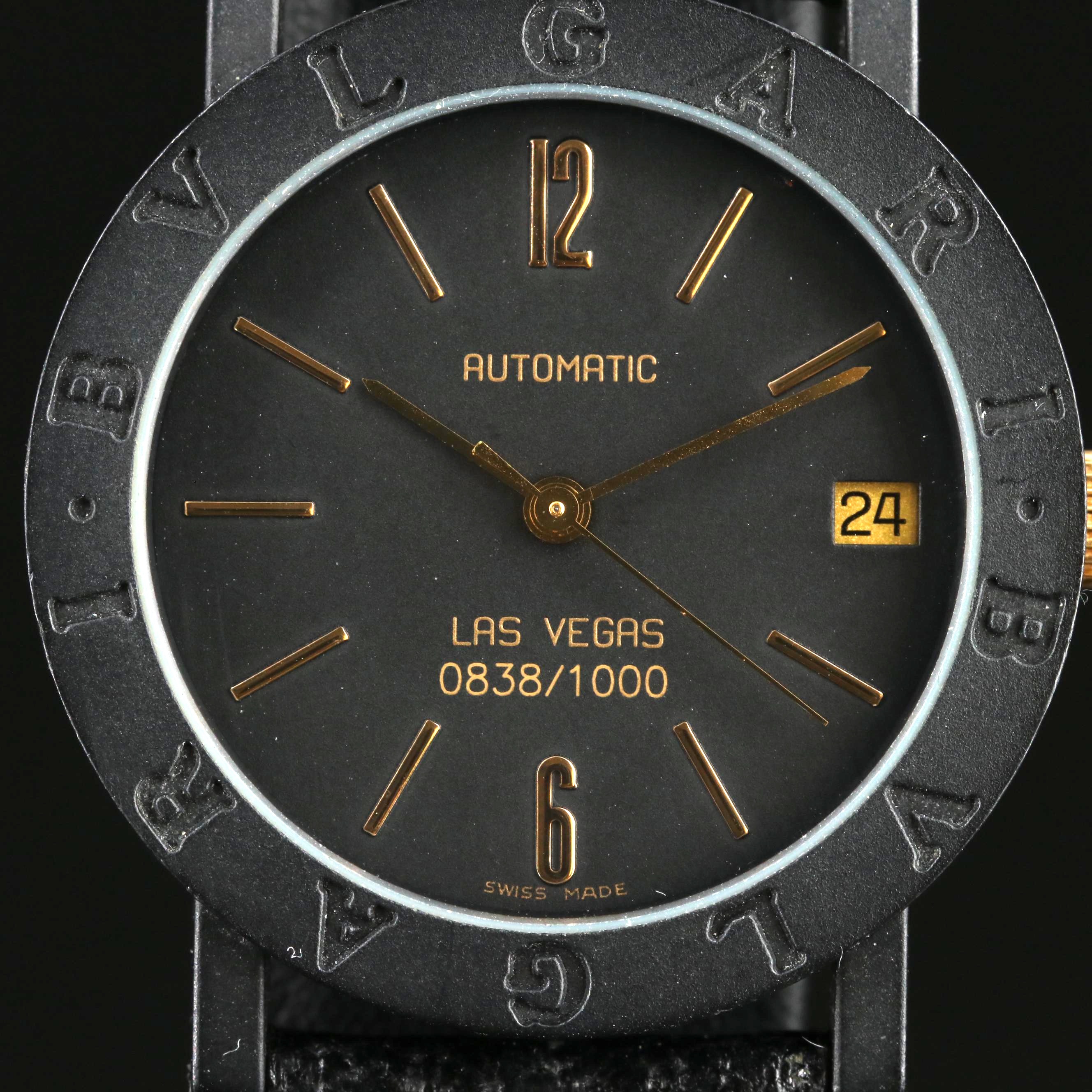 BVLGARI Limited Edition 33mm Carbon Automatic Watch