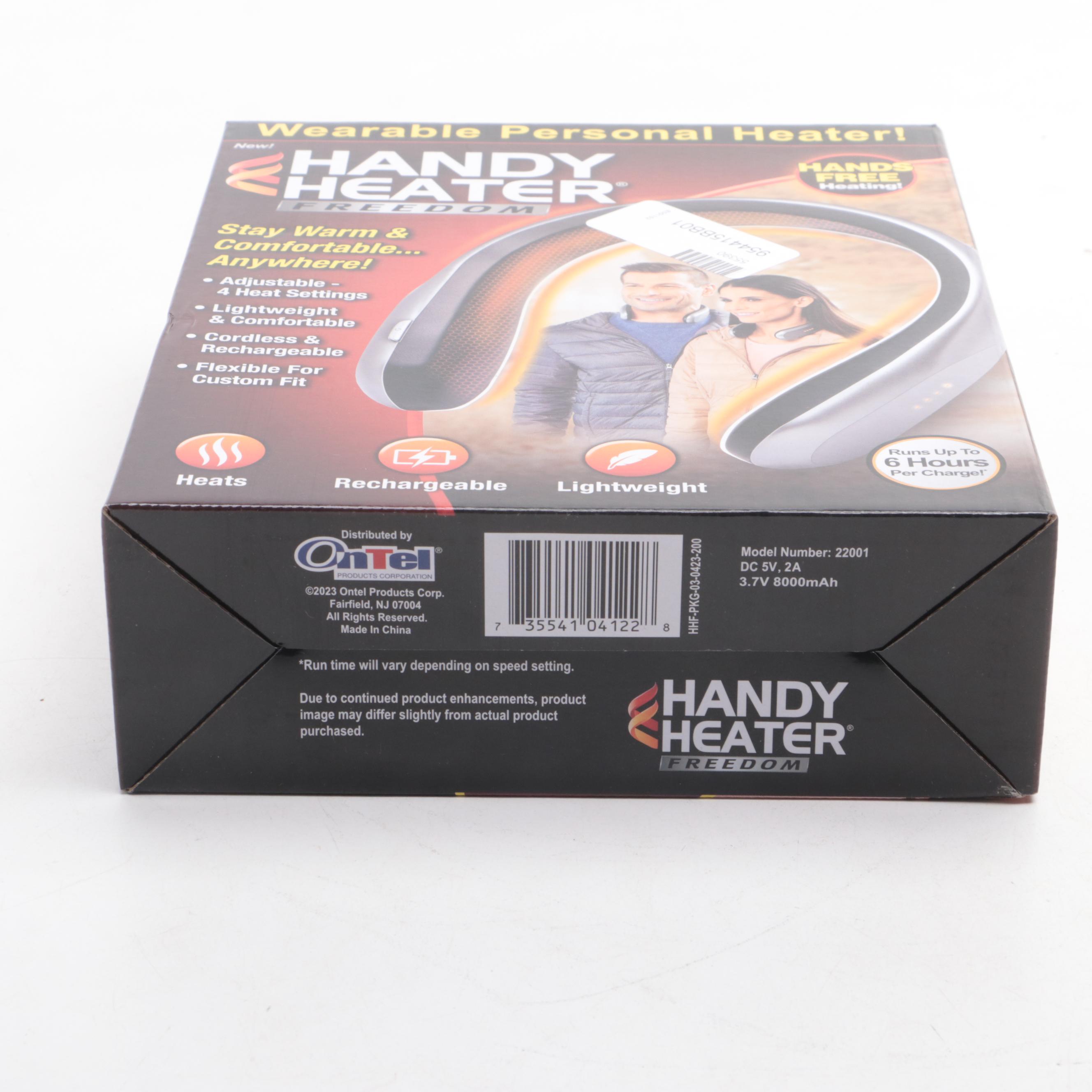 Ontel Handy Heater Wearable Personal Heater EBTH