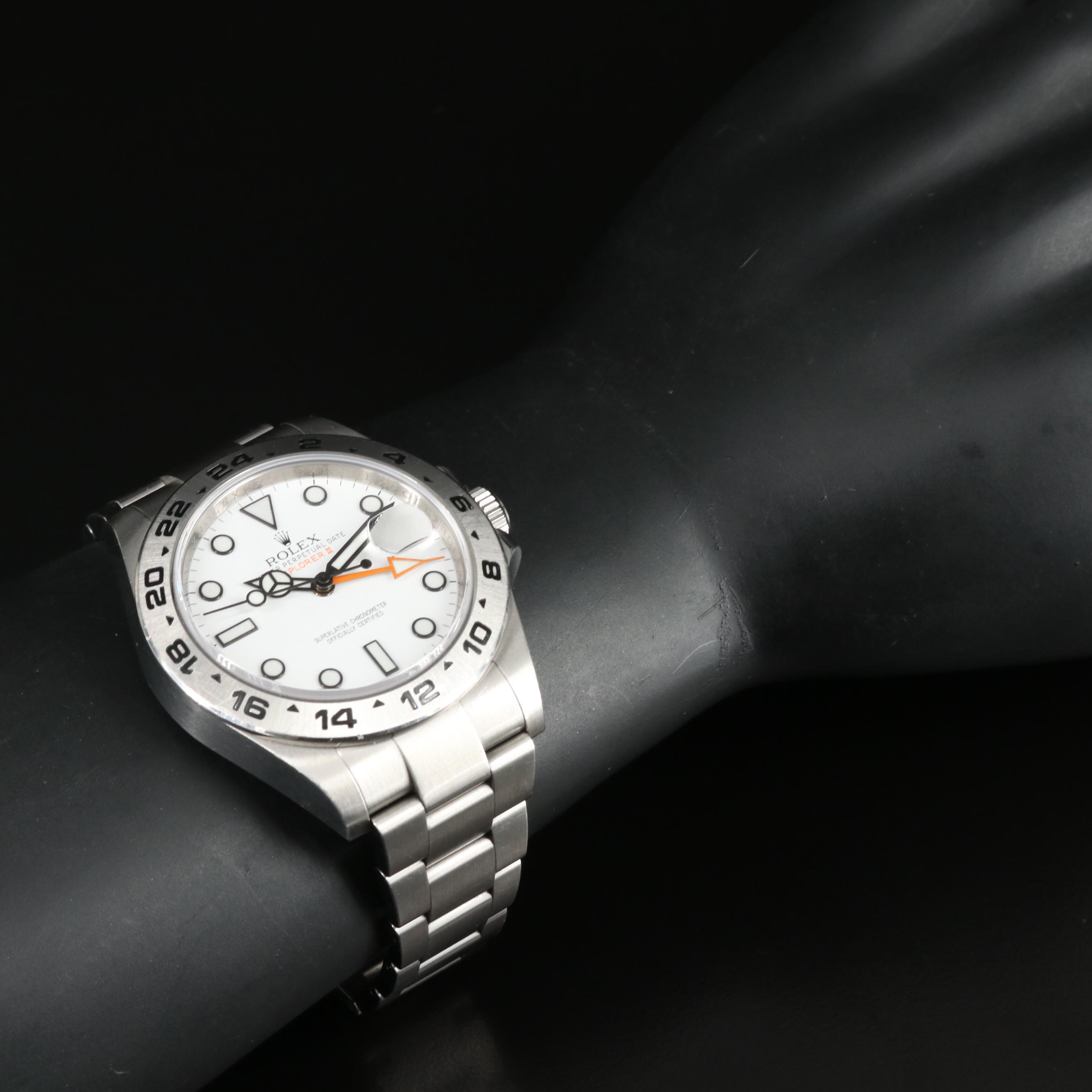 Rolex Explorer II 42MM Steel Automatic Watch