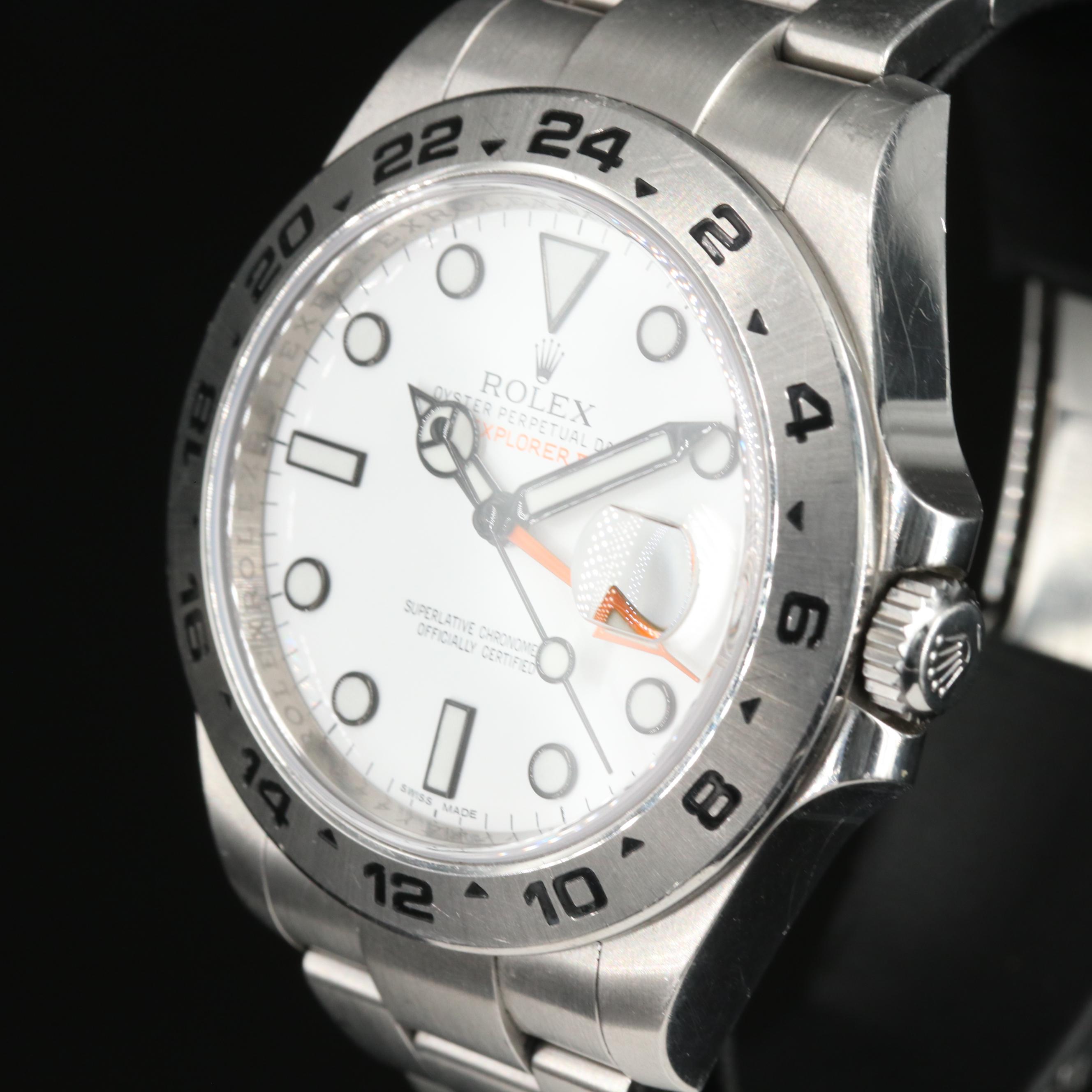 Rolex Explorer II 42MM Steel Automatic Watch