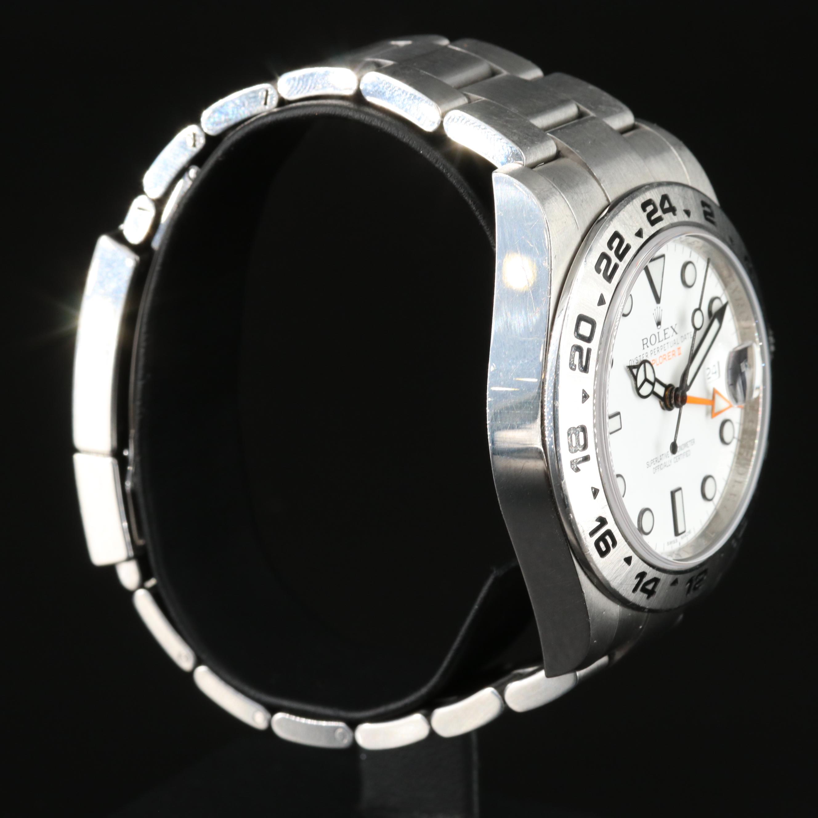 Rolex Explorer II 42MM Steel Automatic Watch