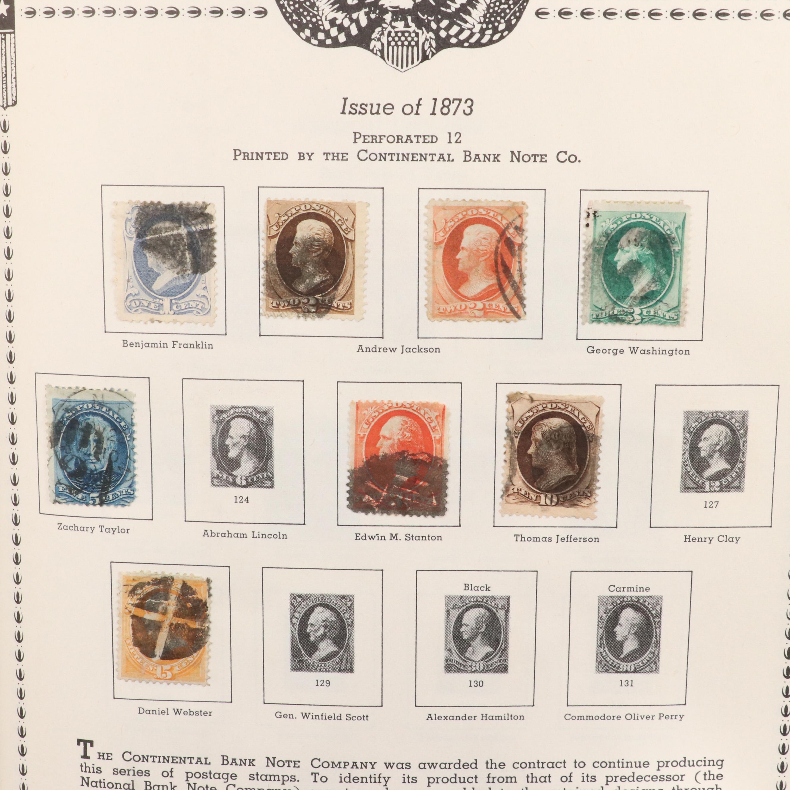 Extensive U.S. Postage Stamp Collection, 1851 to 1980