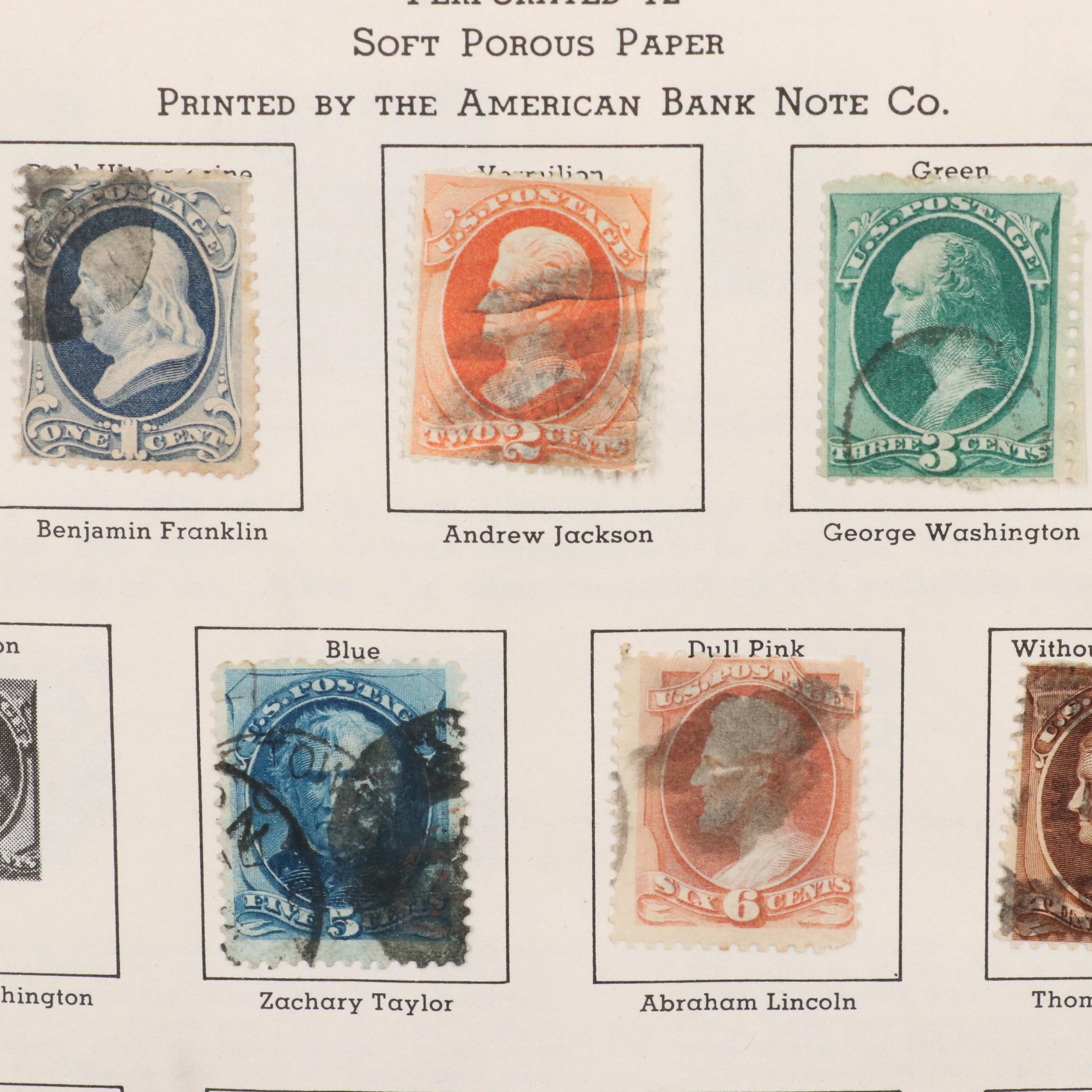 Extensive U.S. Postage Stamp Collection, 1851 to 1980