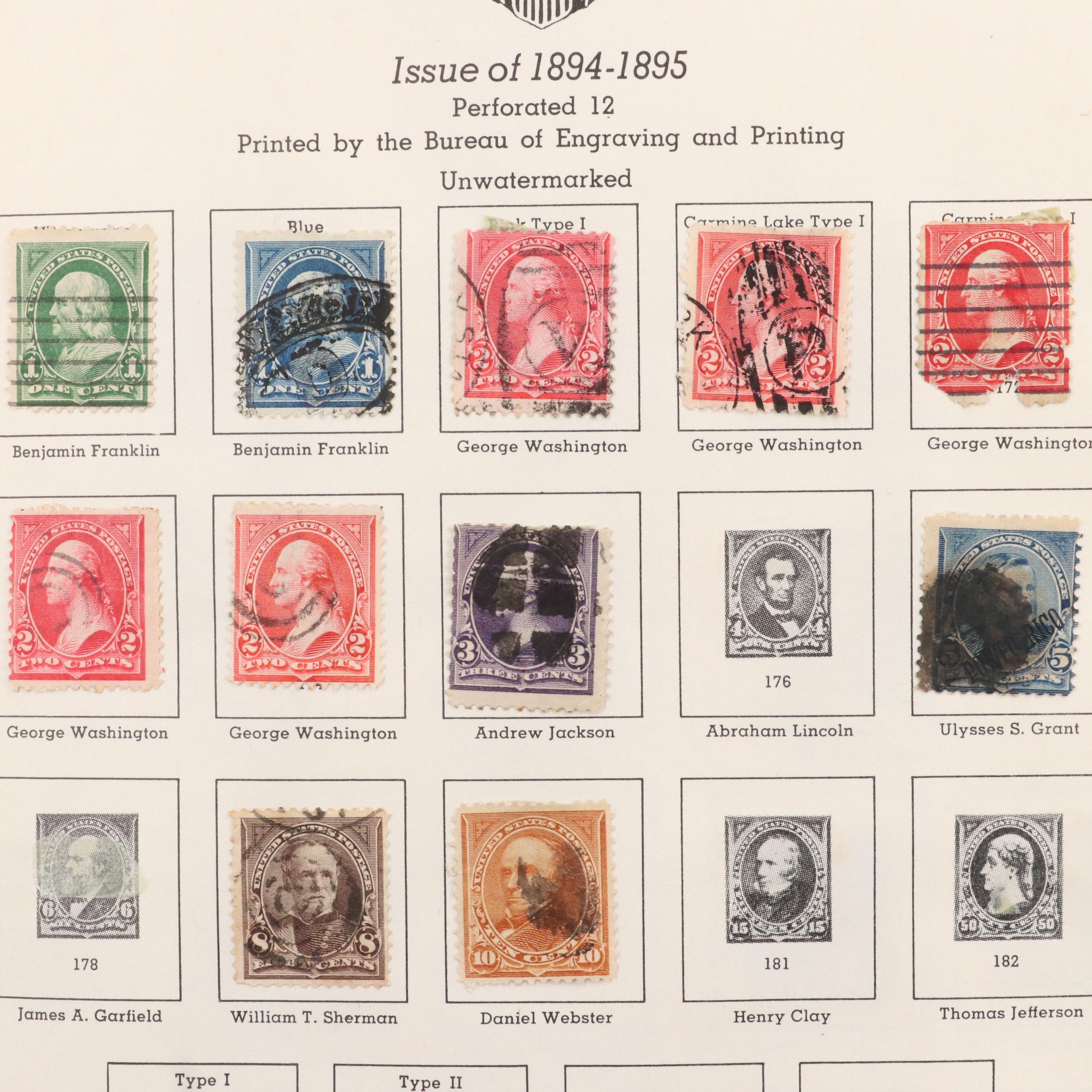 Extensive U.S. Postage Stamp Collection, 1851 to 1980