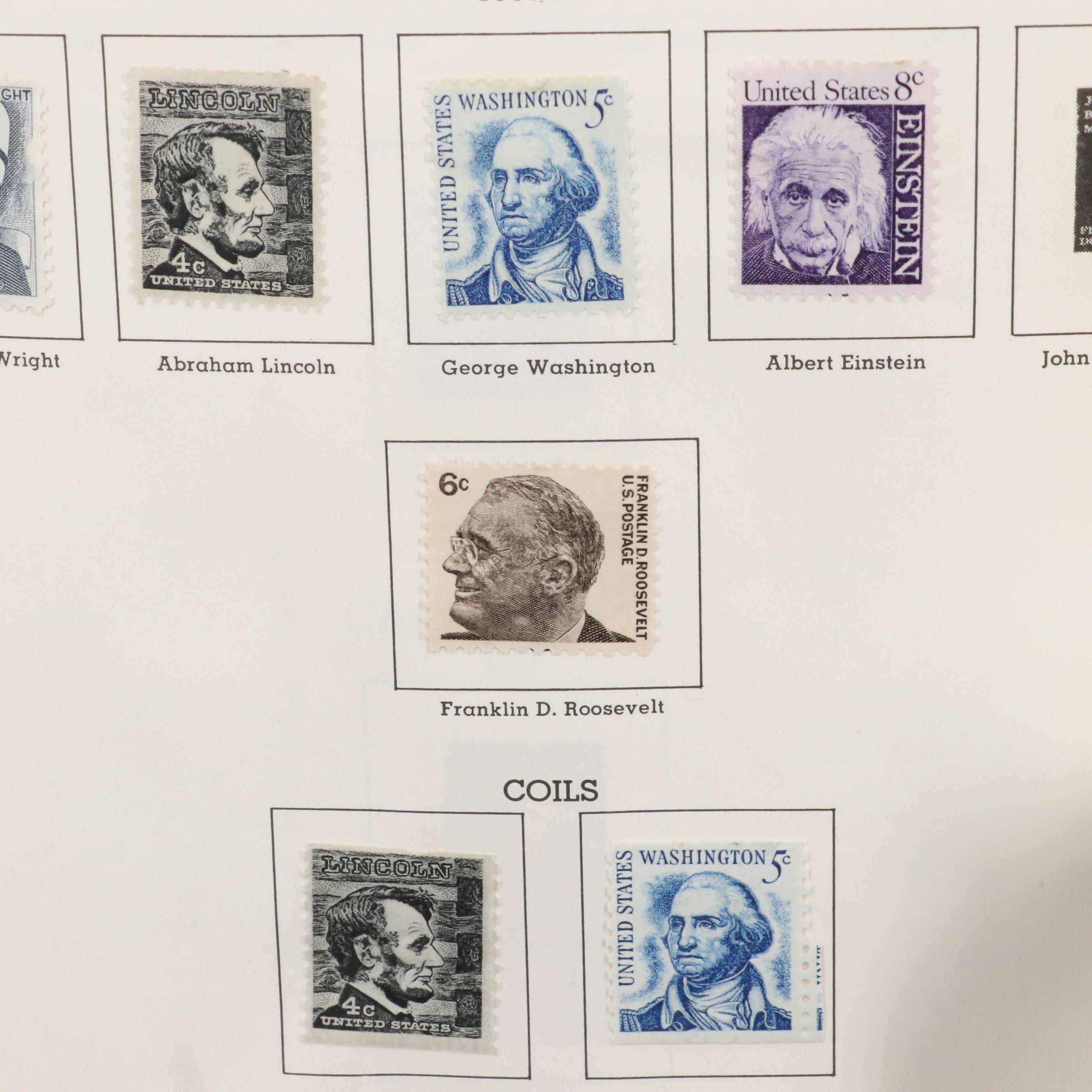 Extensive U.S. Postage Stamp Collection, 1851 to 1980