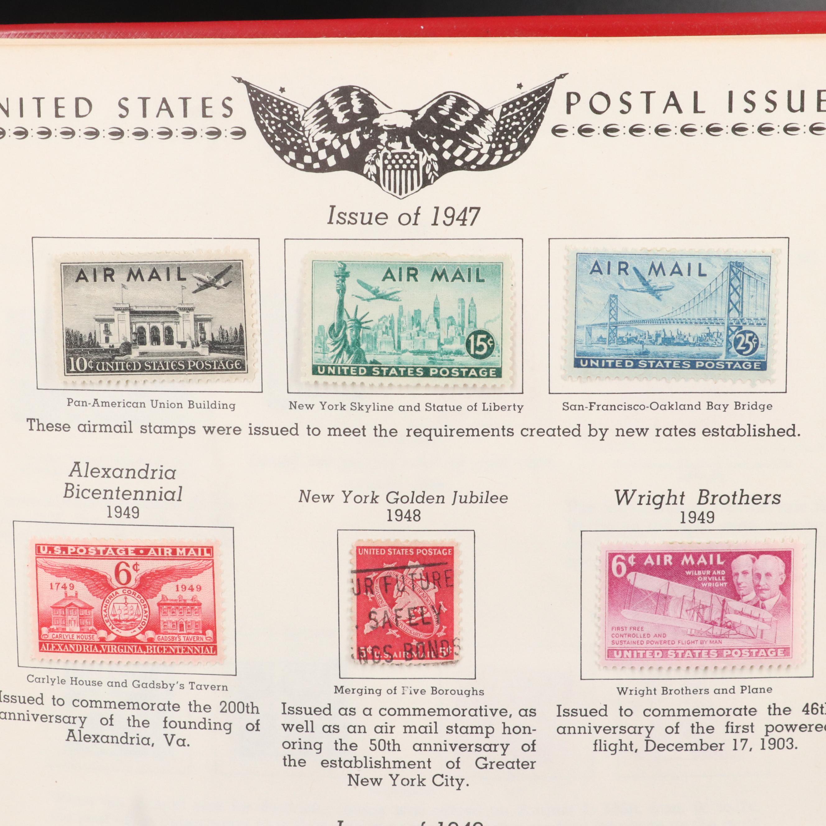 Extensive U.S. Postage Stamp Collection, 1851 to 1980