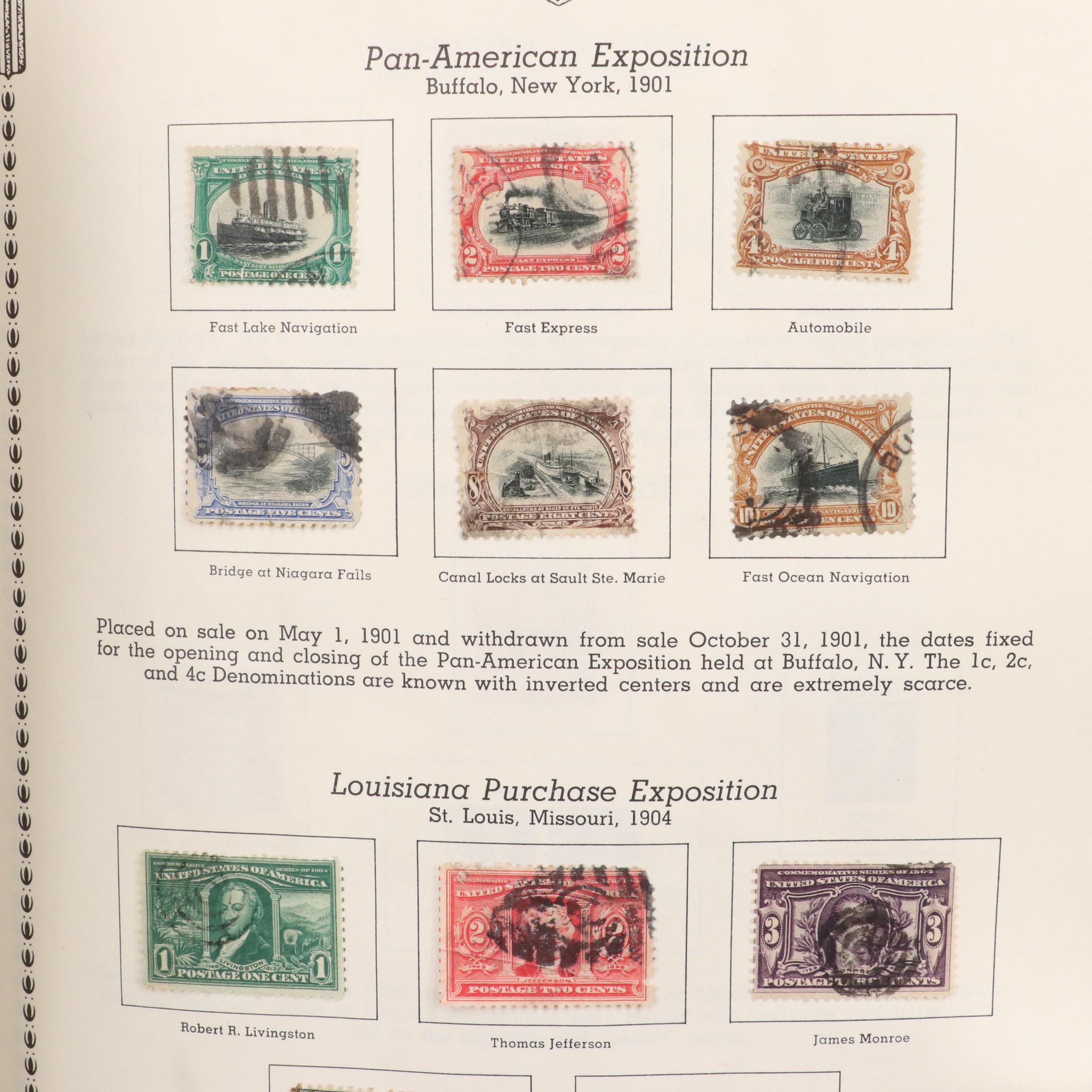 Extensive U.S. Postage Stamp Collection, 1851 to 1980