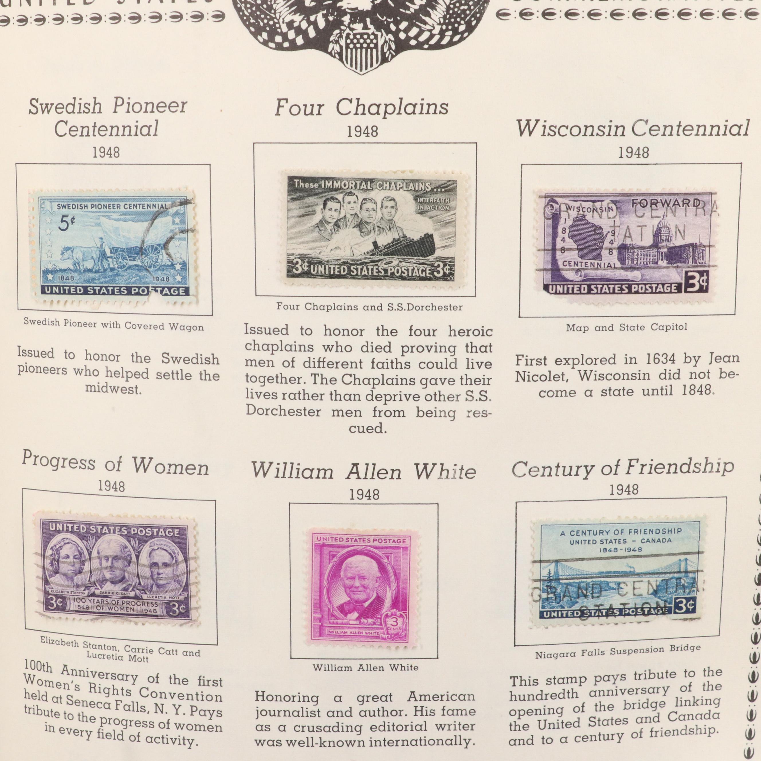 Extensive U.S. Postage Stamp Collection, 1851 to 1980