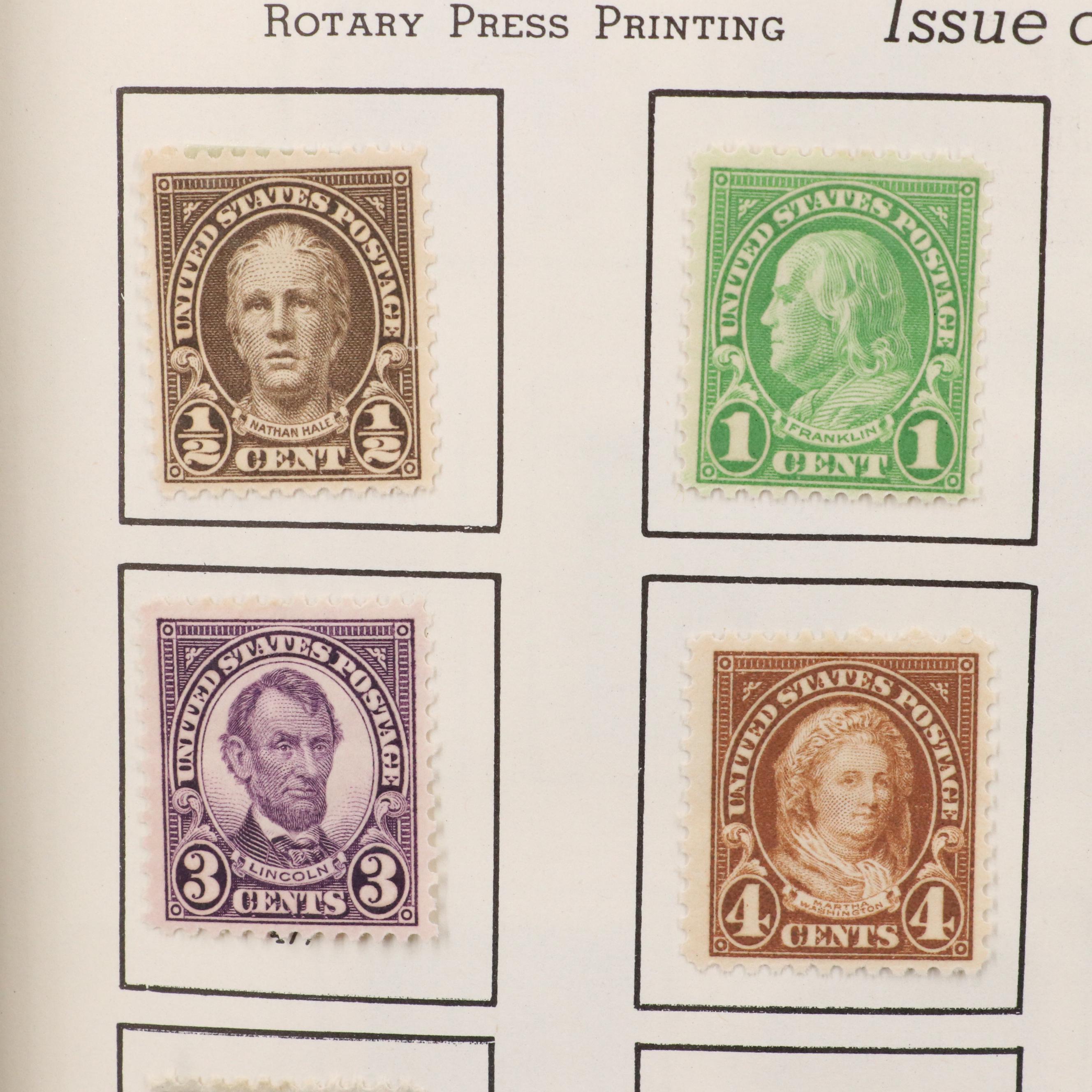 Extensive U.S. Postage Stamp Collection, 1851 to 1980