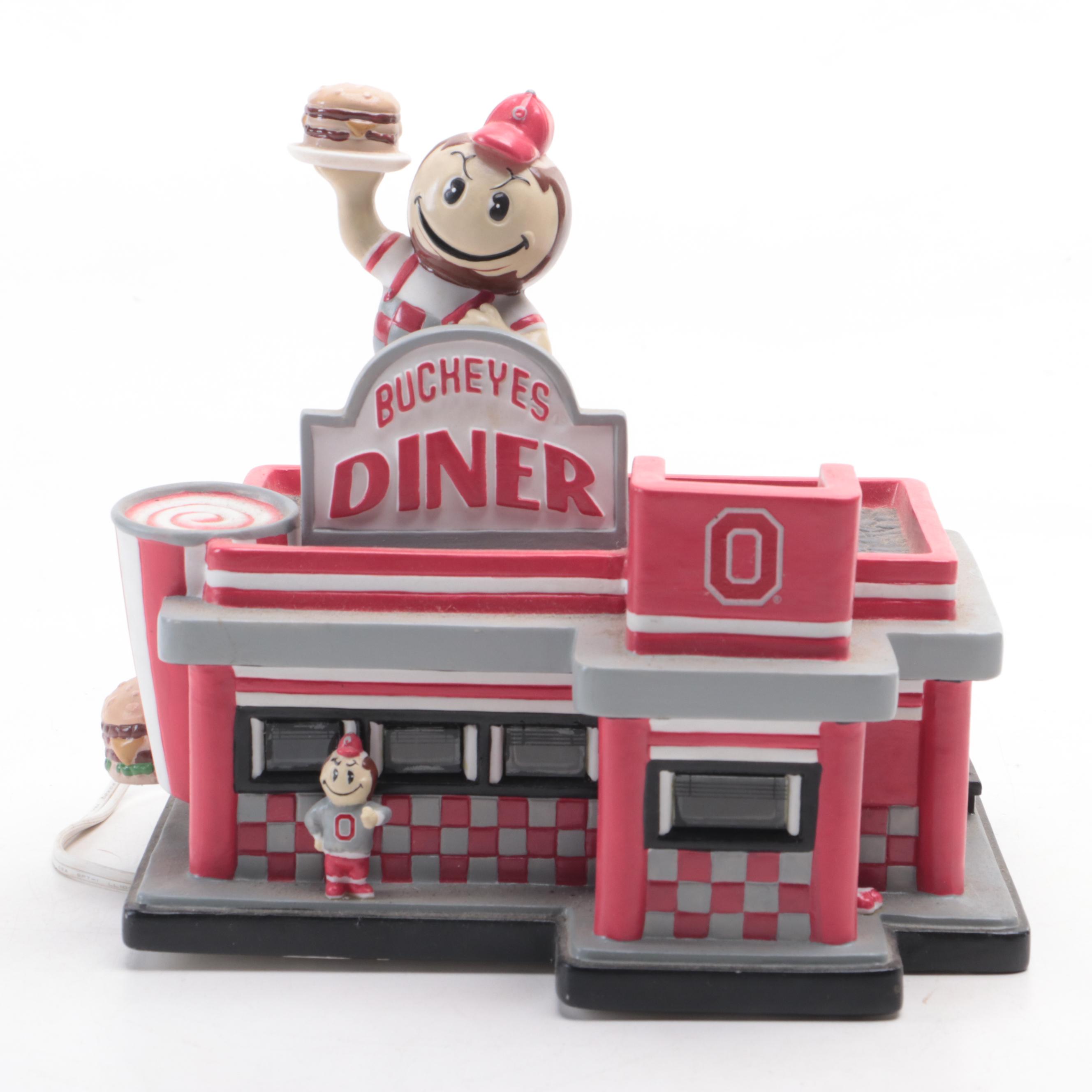 Ohio State Buckeyes Collectibles Including Salt and Pepper Shakers