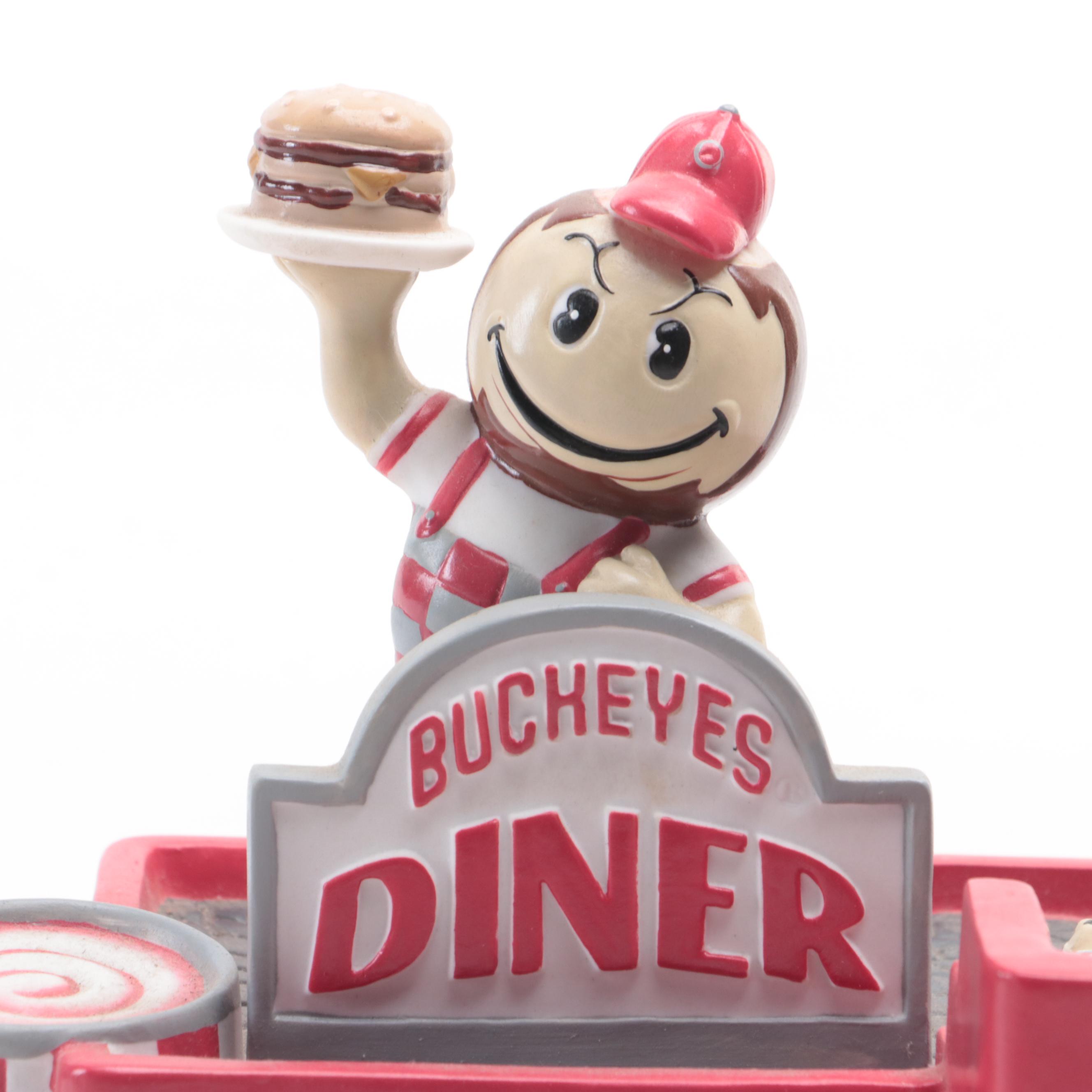 Ohio State Buckeyes Collectibles Including Salt and Pepper Shakers