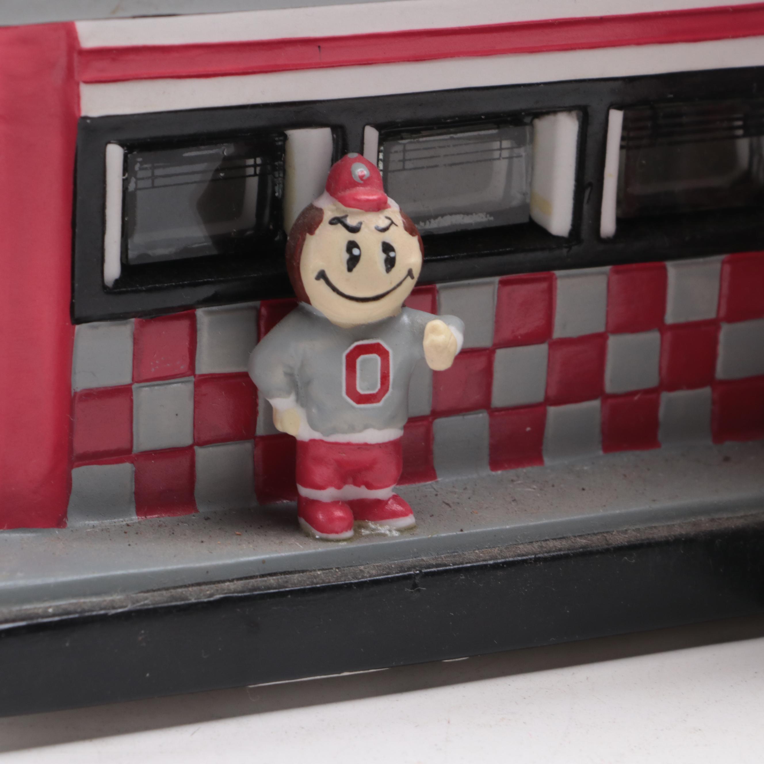Ohio State Buckeyes Collectibles Including Salt and Pepper Shakers