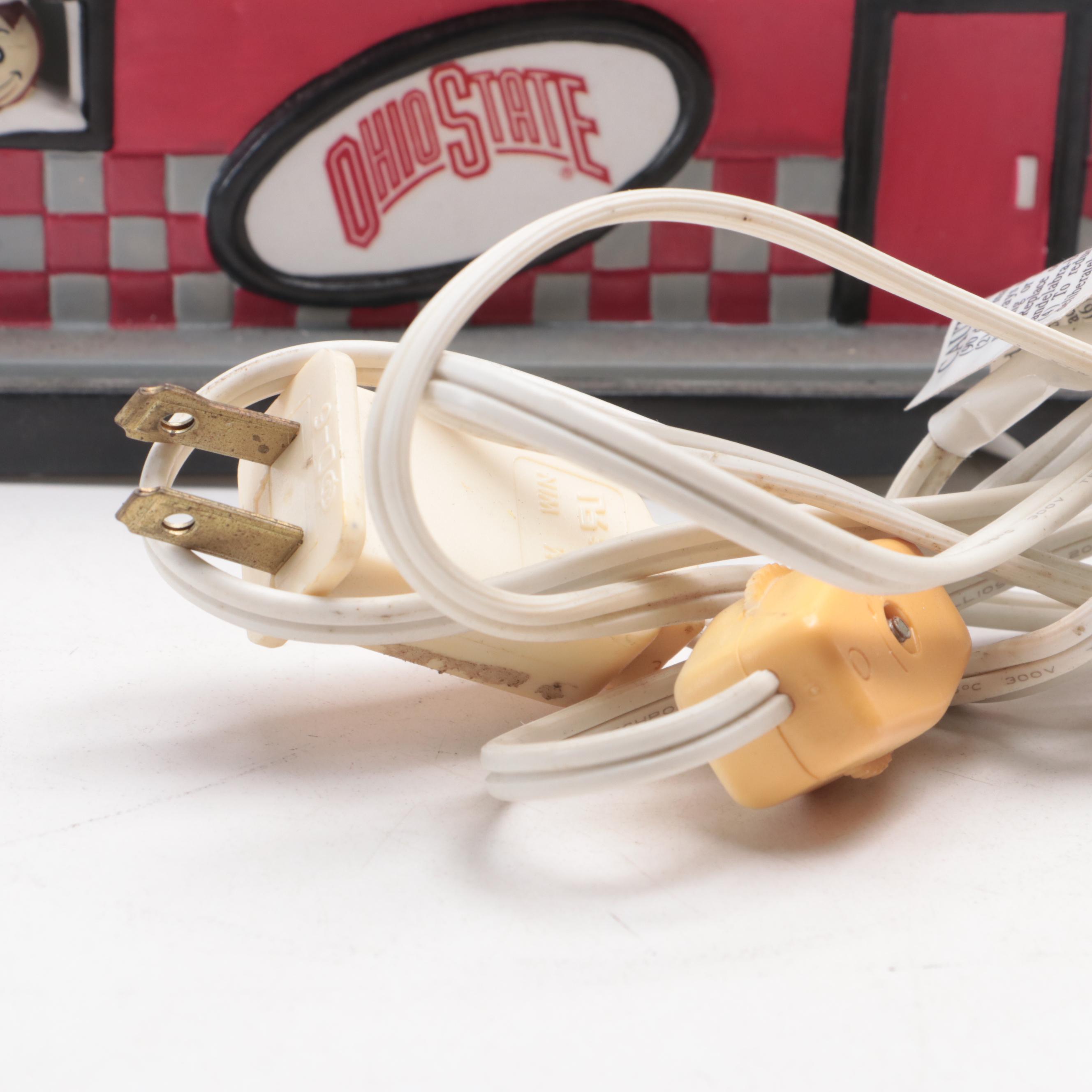 Ohio State Buckeyes Collectibles Including Salt and Pepper Shakers