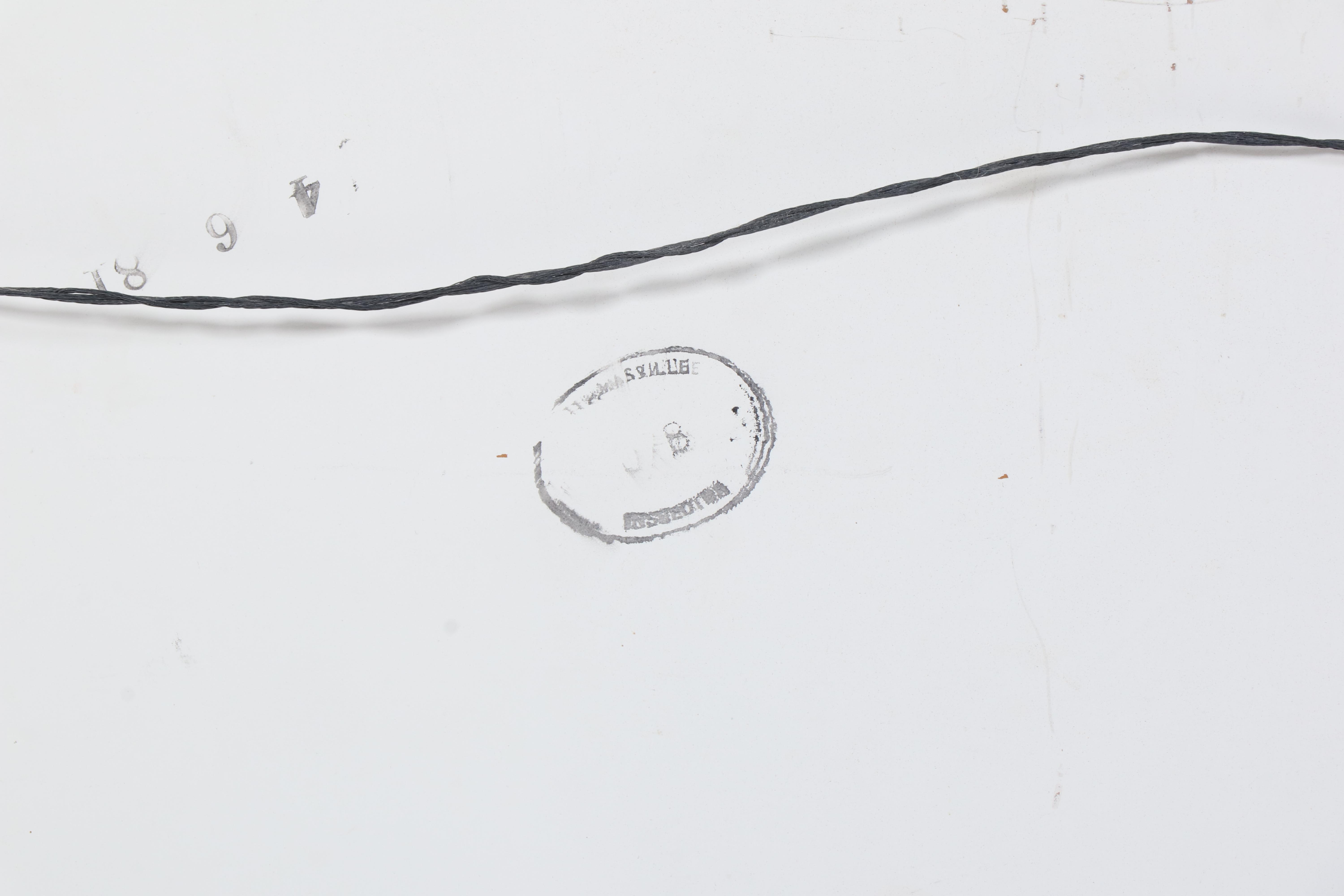 Thomasville Chinese Style Painted Mirror, Late 20th Century