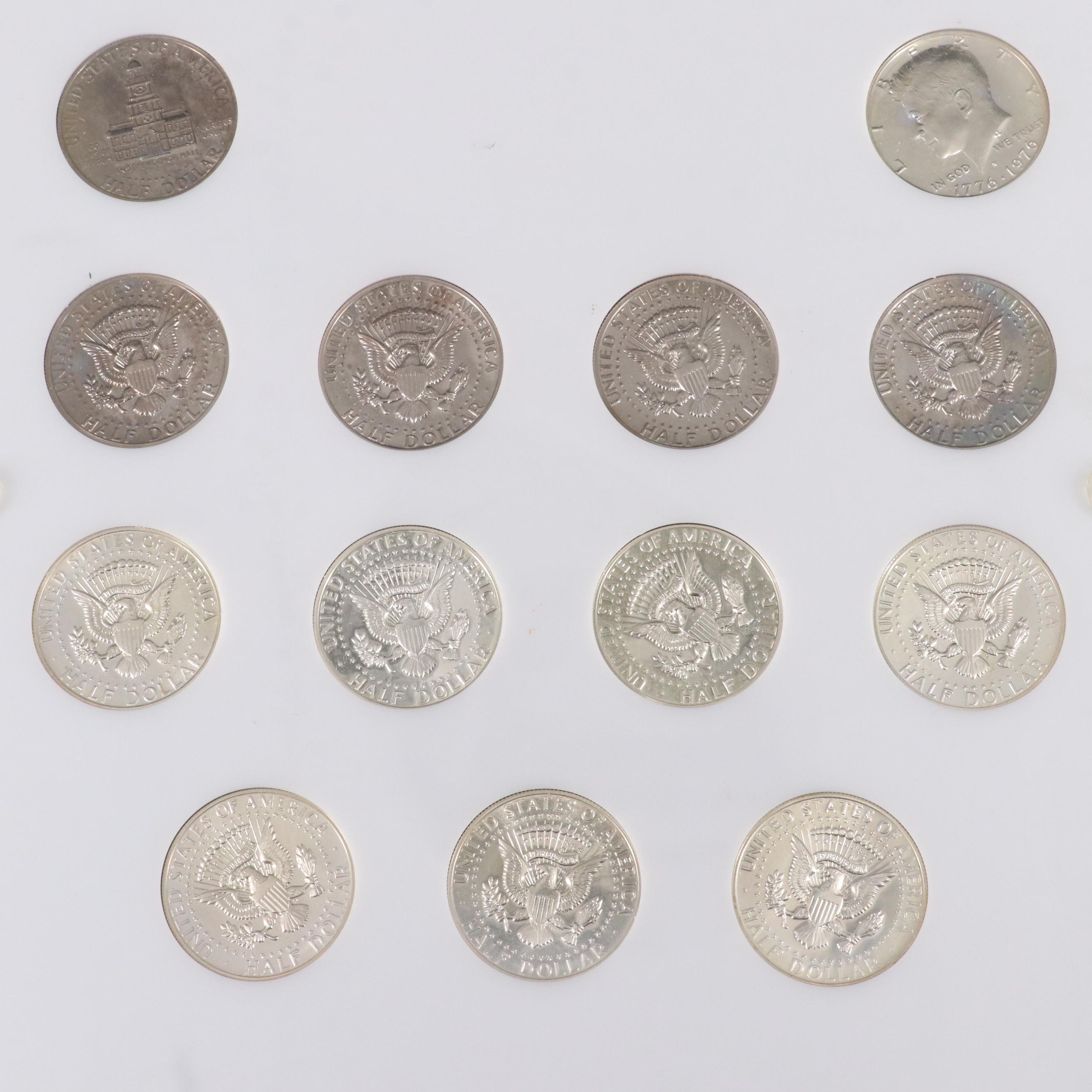 Kennedy Half Dollar Set From 1964-1887 with Twenty-Six Proof Coins