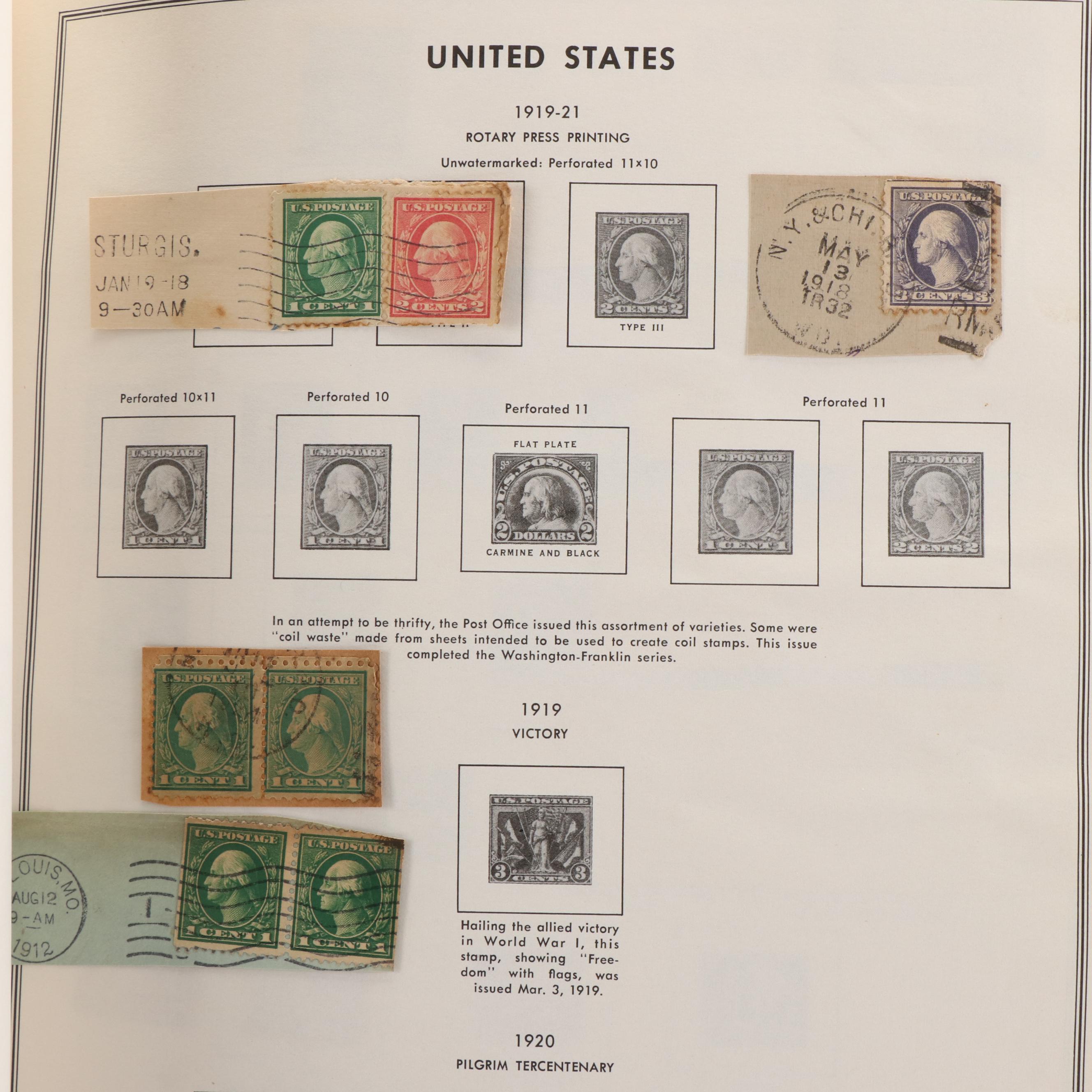 U.S. Postage Stamp Collection, 1883 to 1985