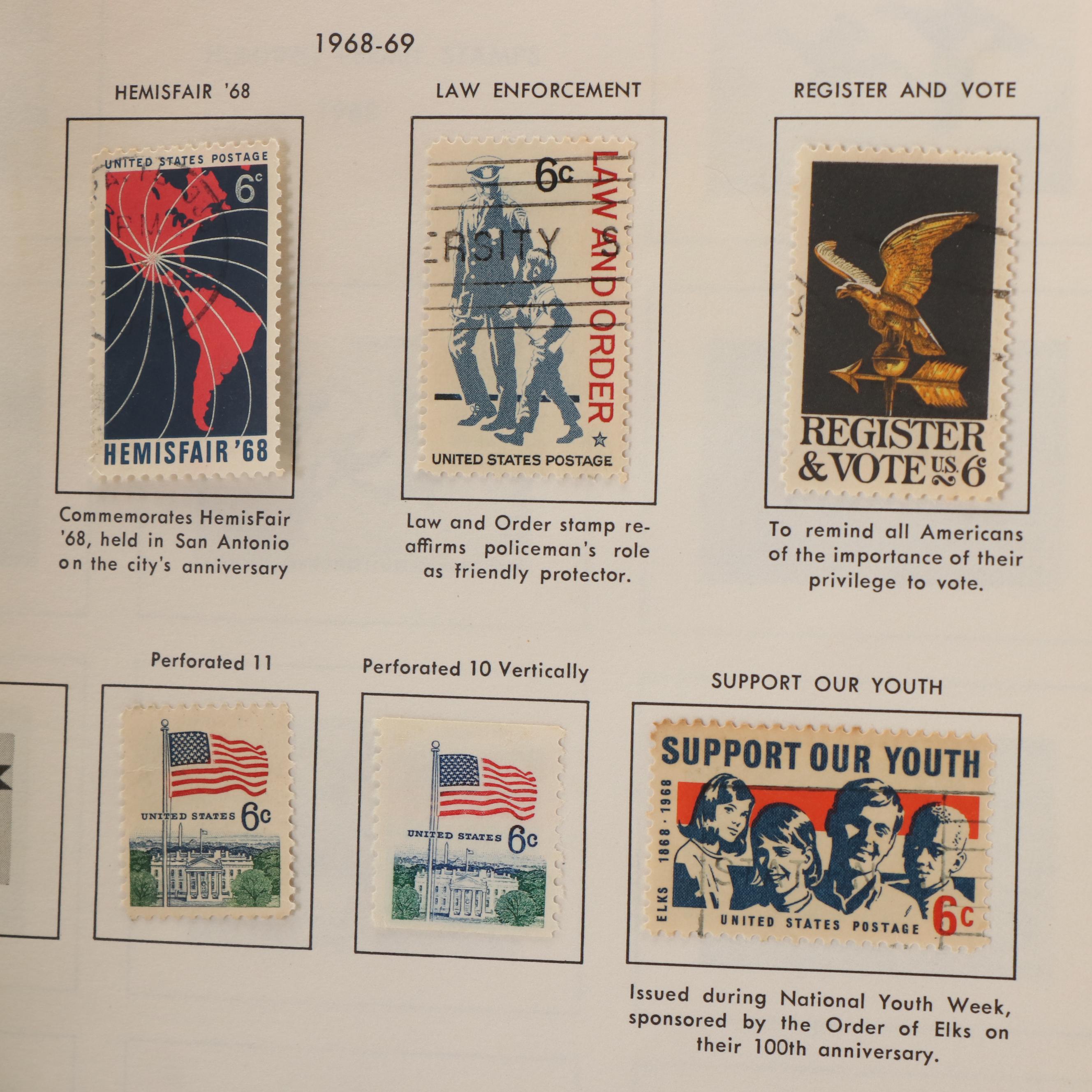 U.S. Postage Stamp Collection, 1883 to 1985