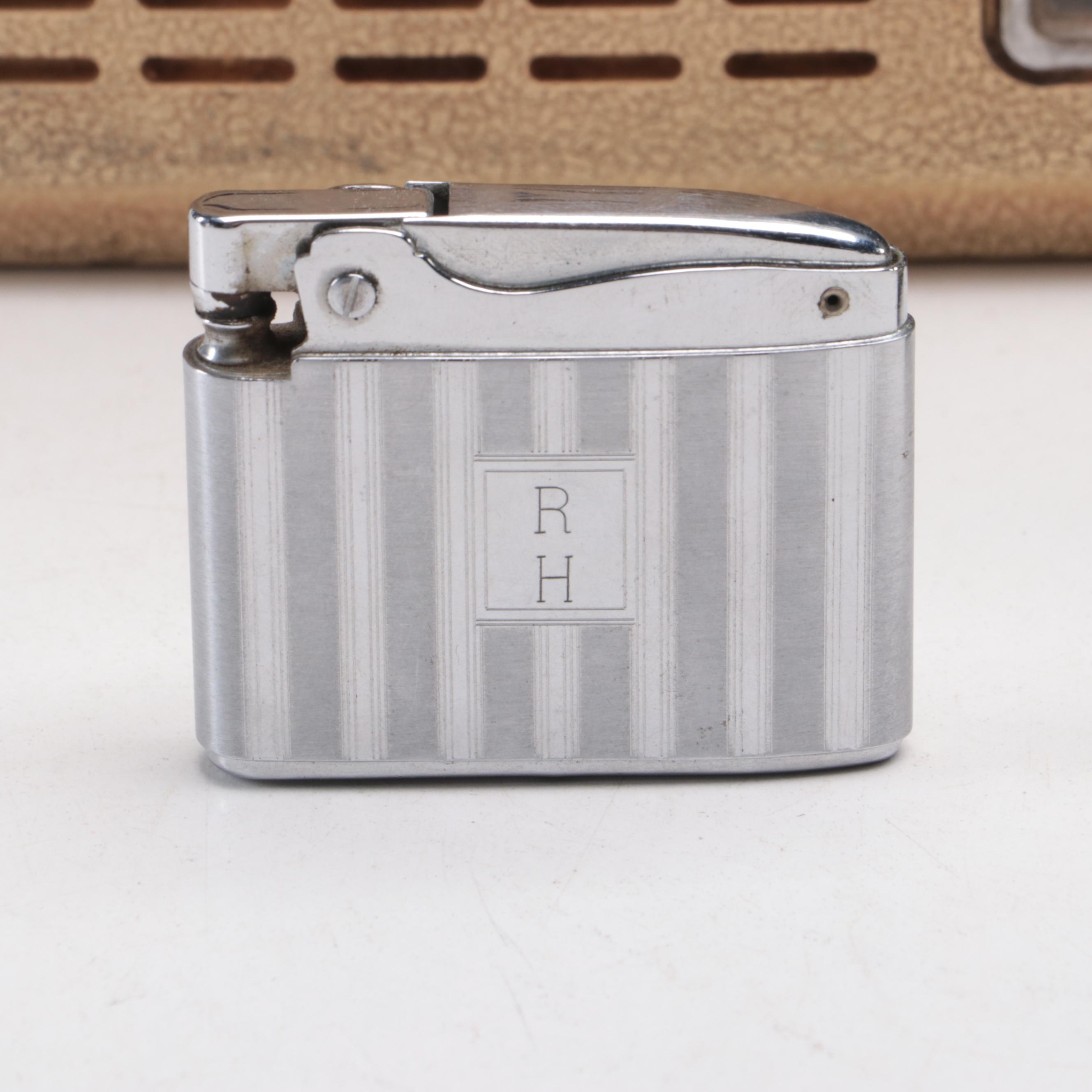 GE Transistor Radio, Flashlight, Lighter, Alabaster Egg, More