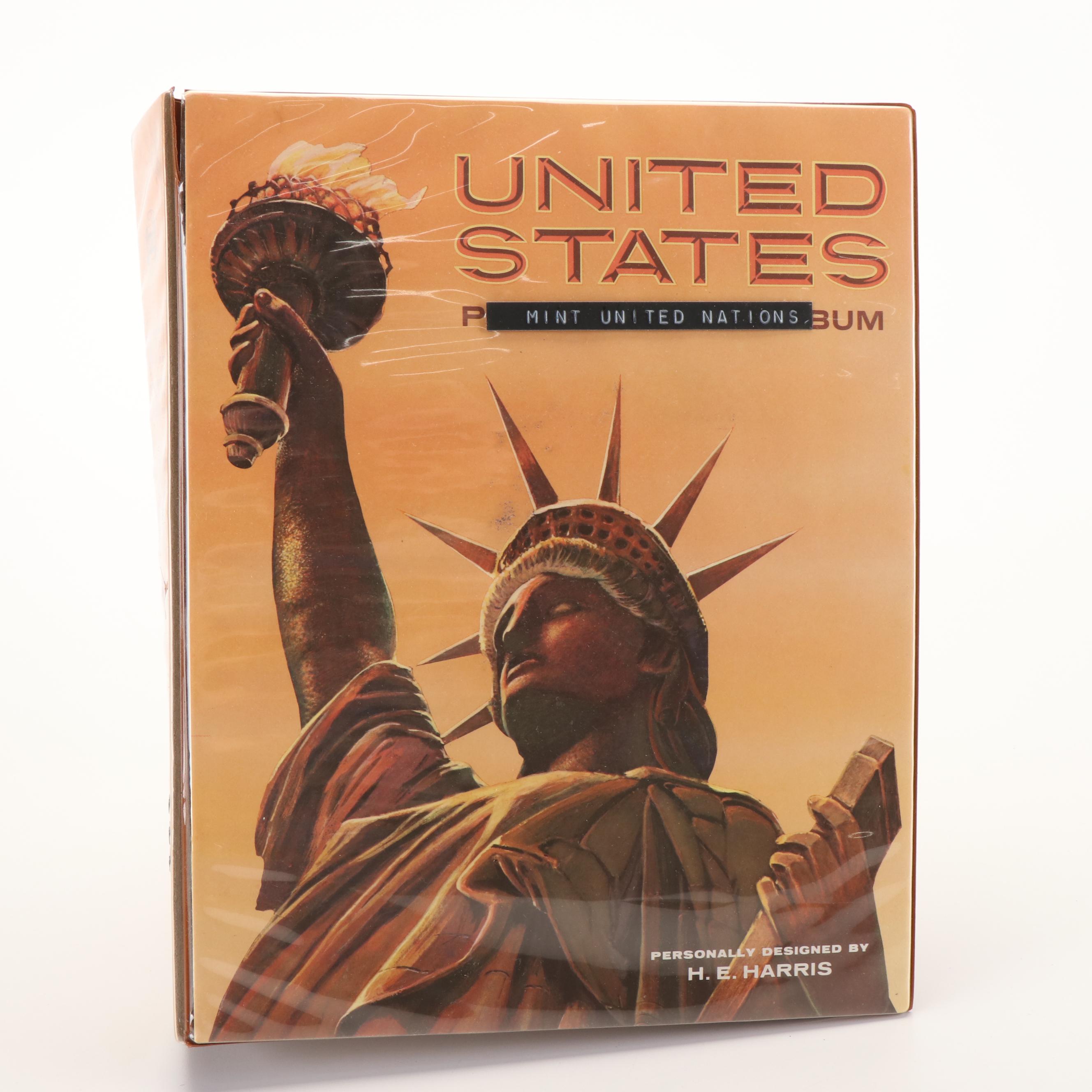 Extensive United Nations Postage Stamp Album