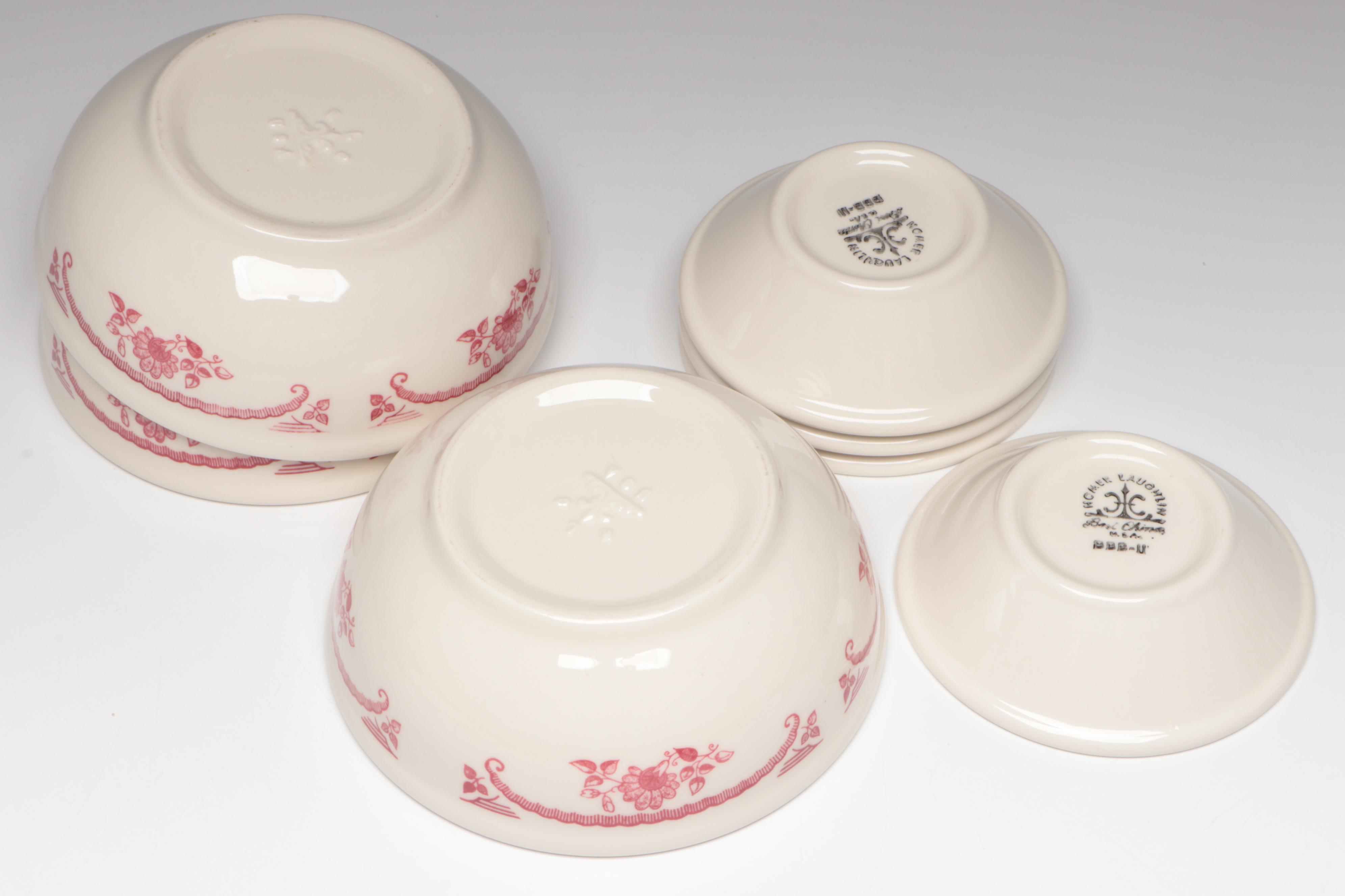 Shenango China with Homer Laughlin Tableware and Other Serveware
