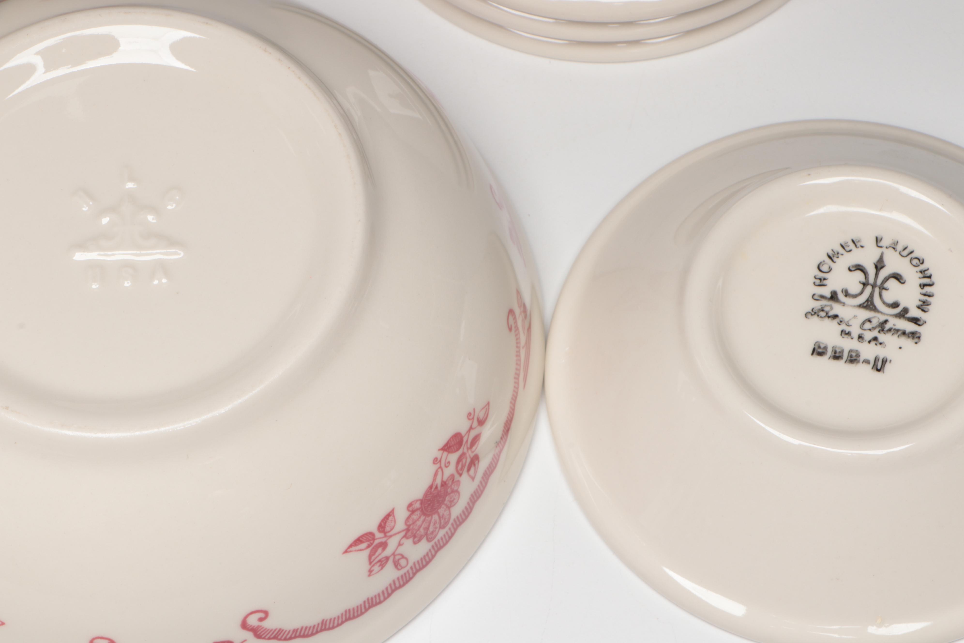 Shenango China with Homer Laughlin Tableware and Other Serveware