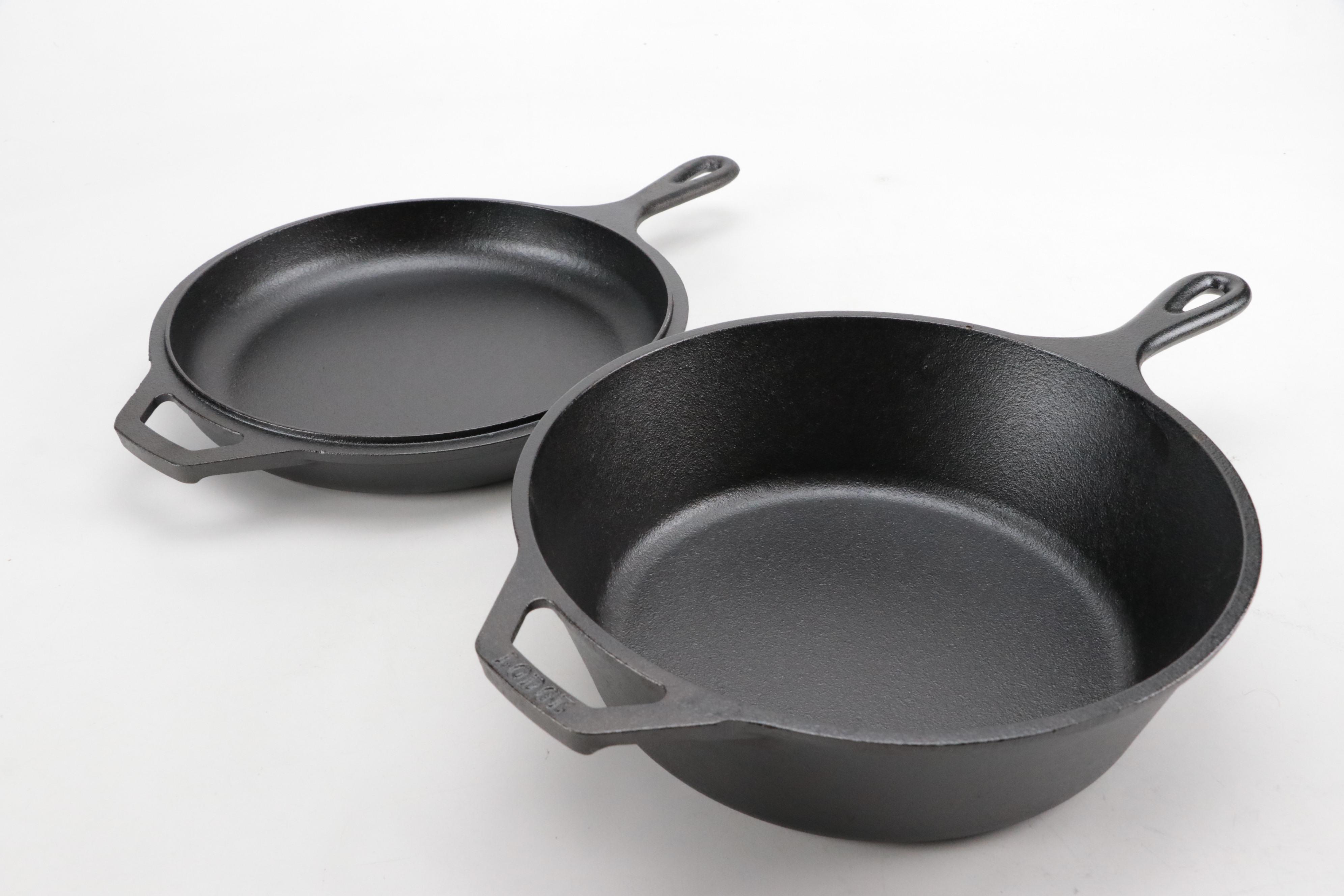 Lodge Cast Iron Skillets, Pan Waffle Maker, Flint Knife Block With Set